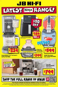 JB Hi-Fi Latest Ninja Range (2026-05-21 - 2026-06-03)