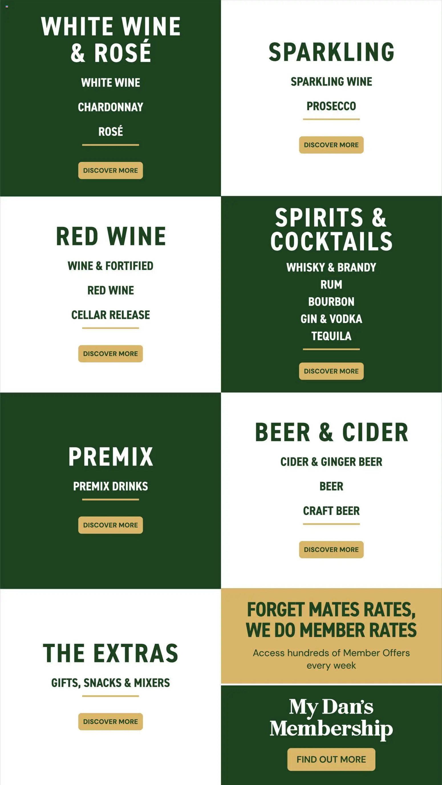 Dan Murphy's catalogue