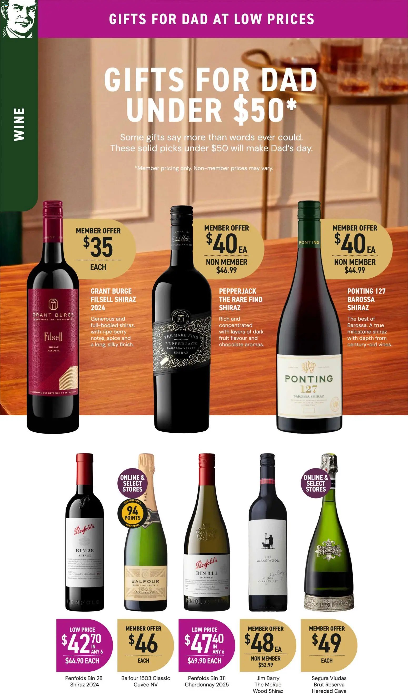 Dan Murphy's catalogue