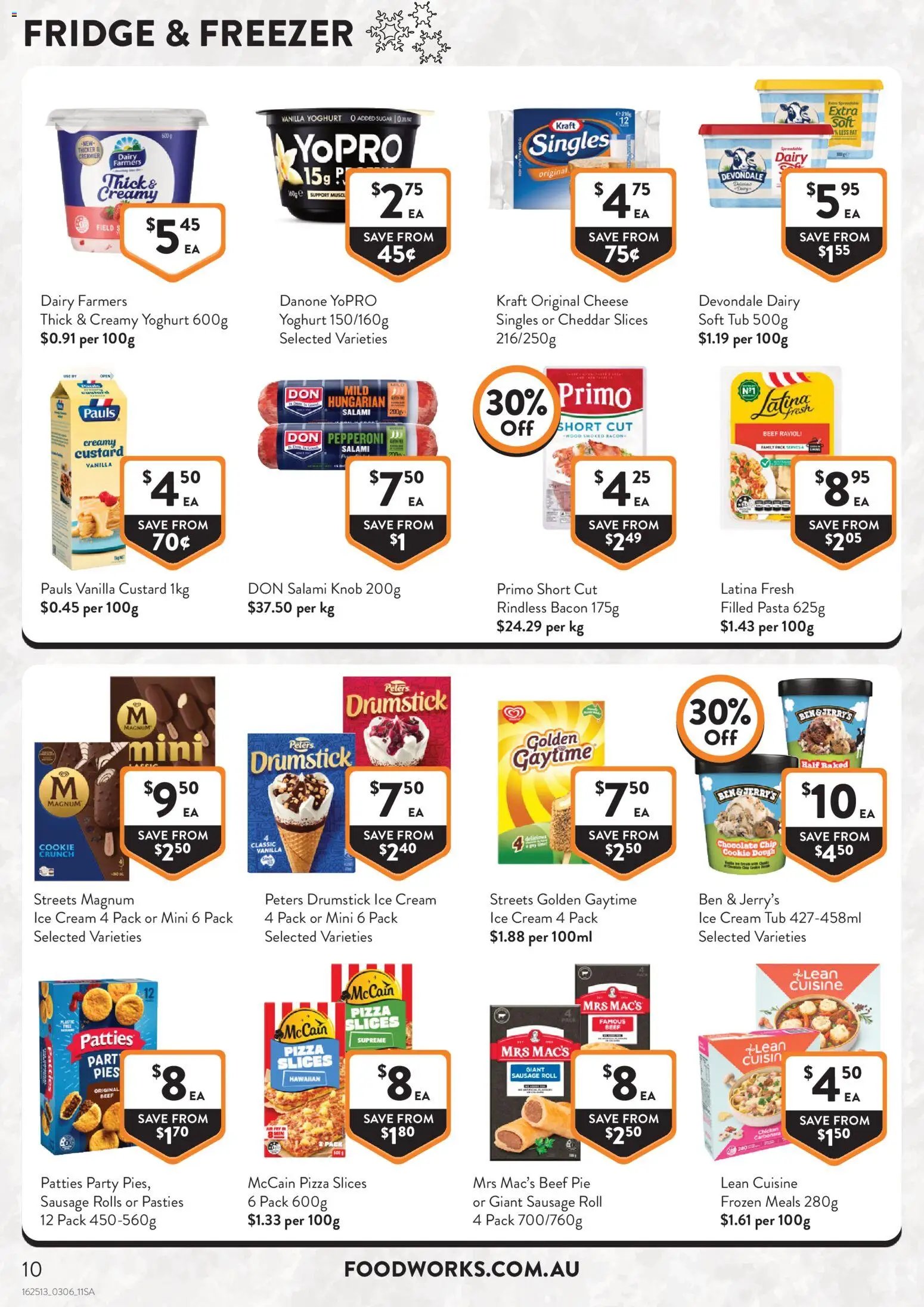 Foodworks catalogue SA