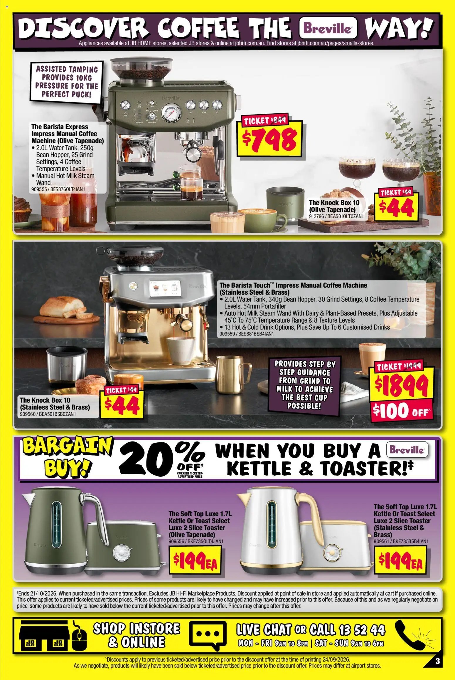 JB Hi-Fi catalogue  Latest Breville Range