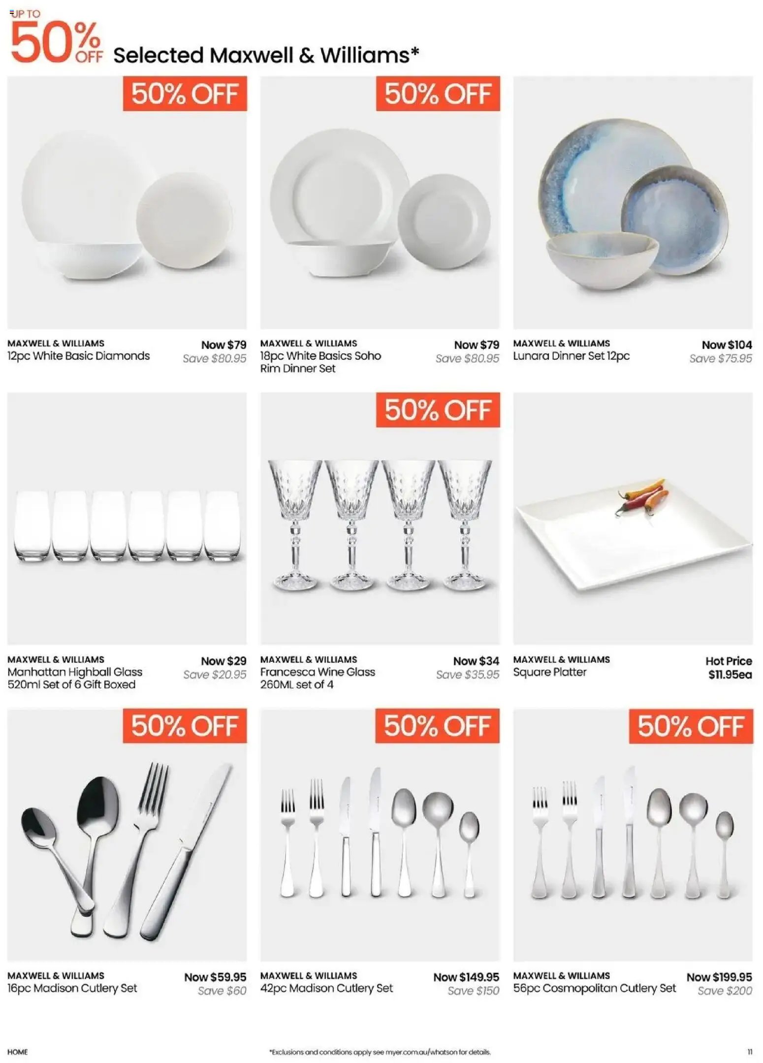 Myer Kitchen & Dining Home Essentials
