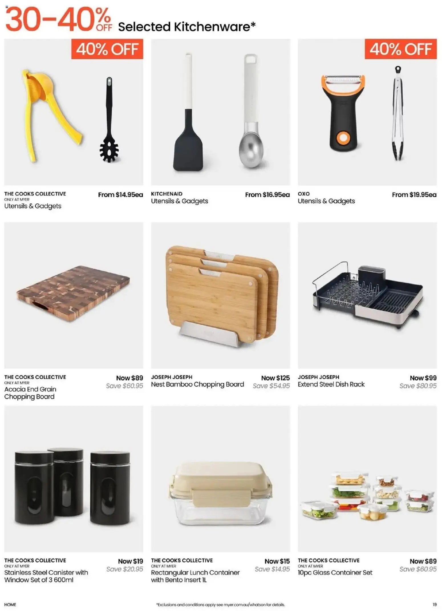 Myer Kitchen & Dining Home Essentials