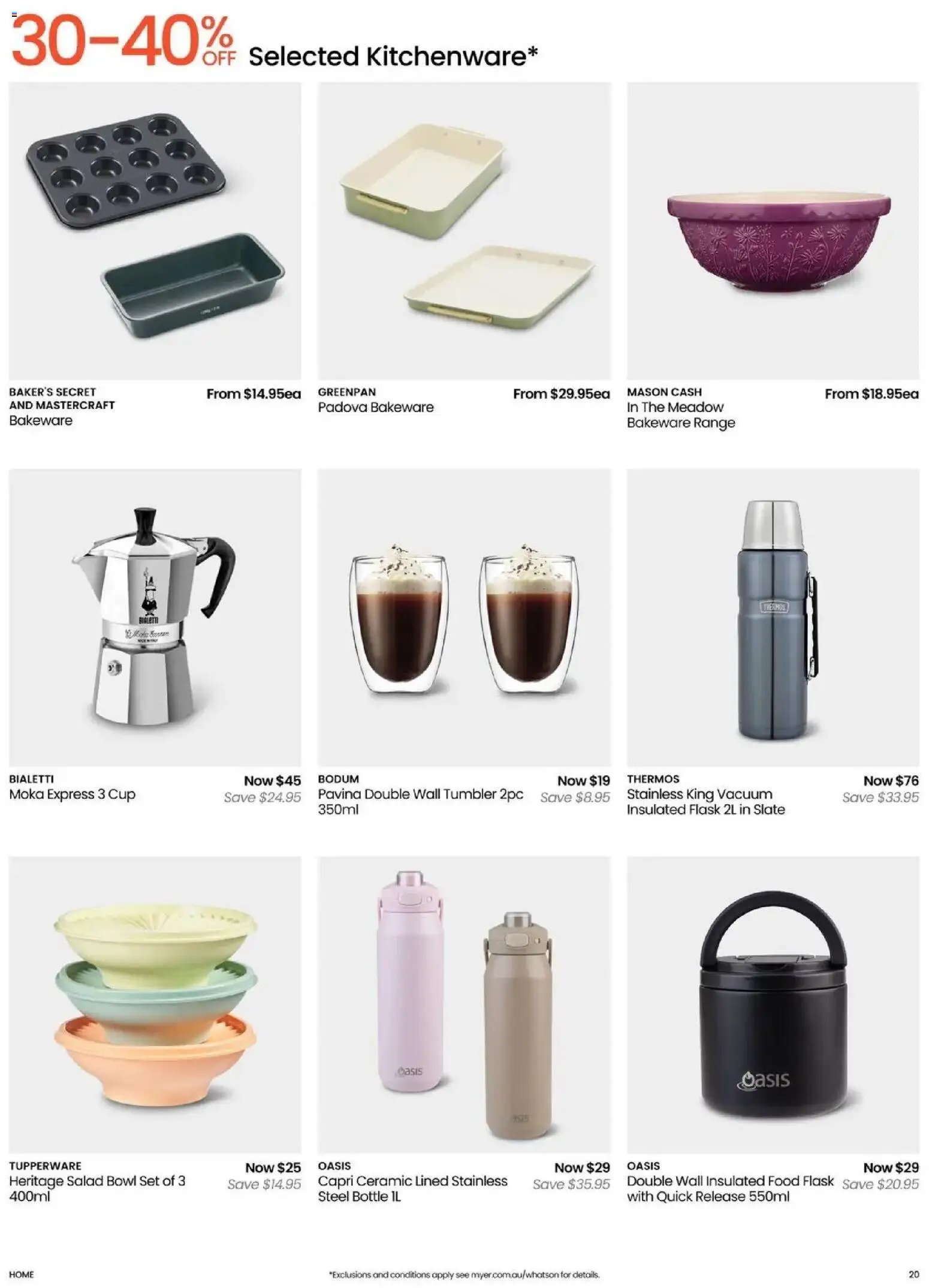 Myer Kitchen & Dining Home Essentials