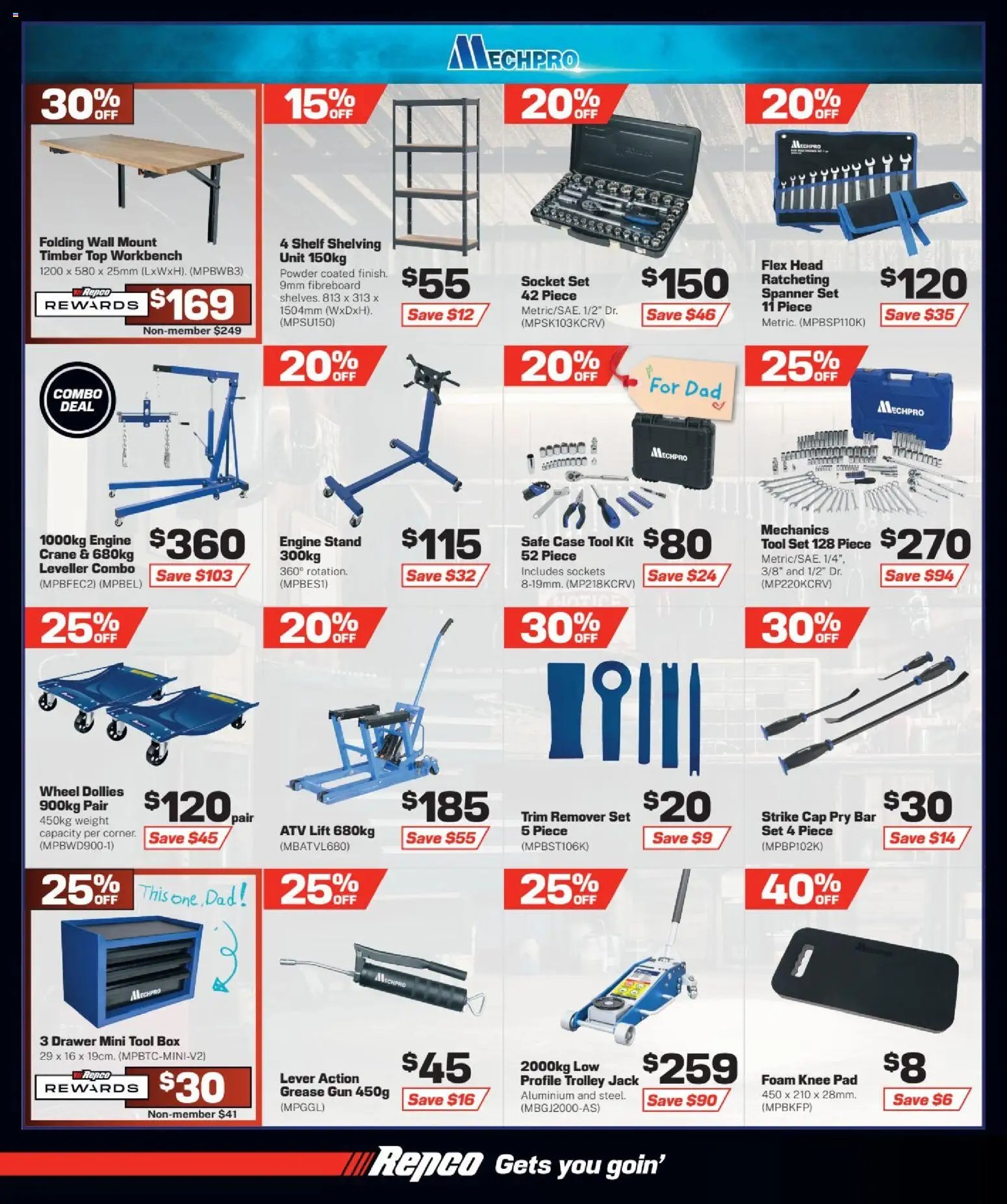 Repco catalogue