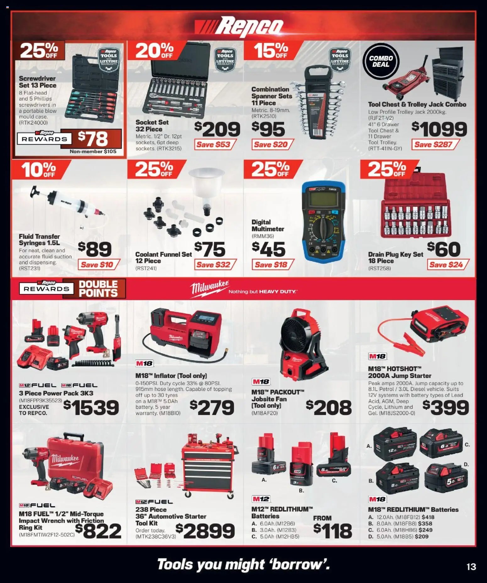 Repco catalogue