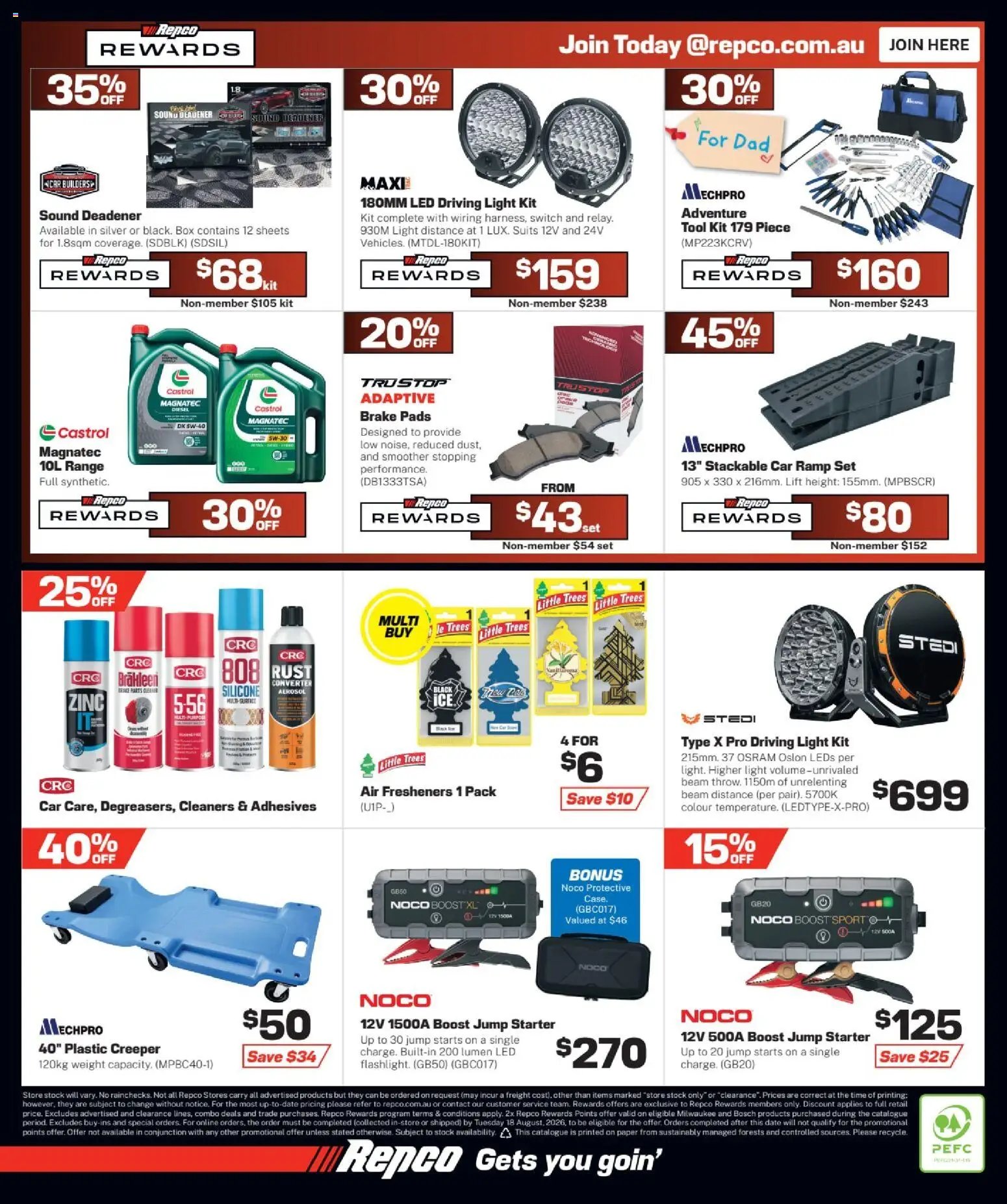 Repco catalogue