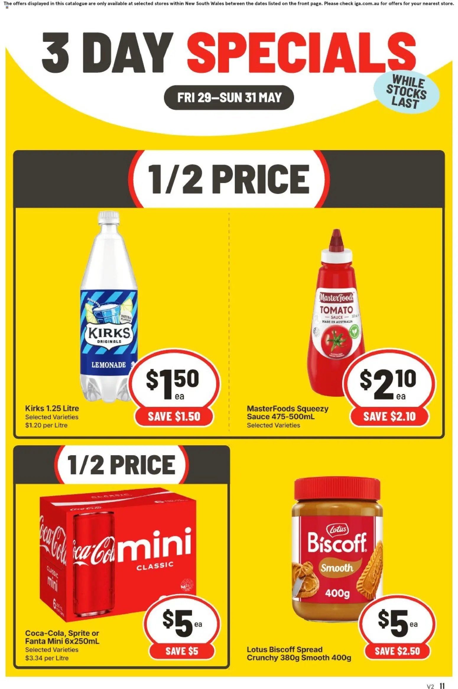 IGA catalogue 3 day special NSW Medium V2 (2026-05-29 - 2026-05-31) | 1