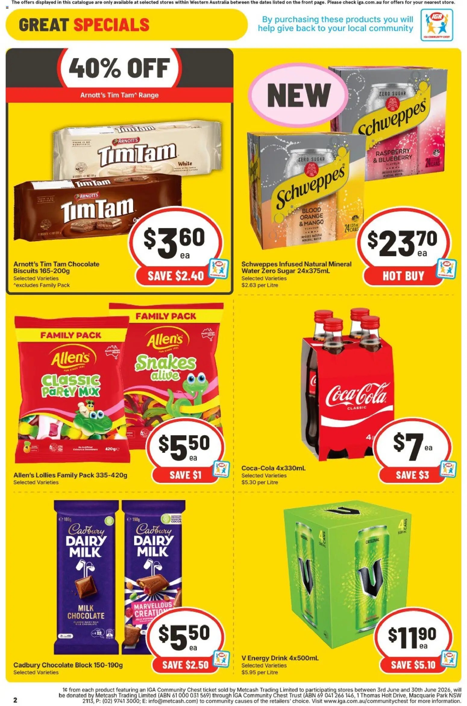 IGA catalogue WA
