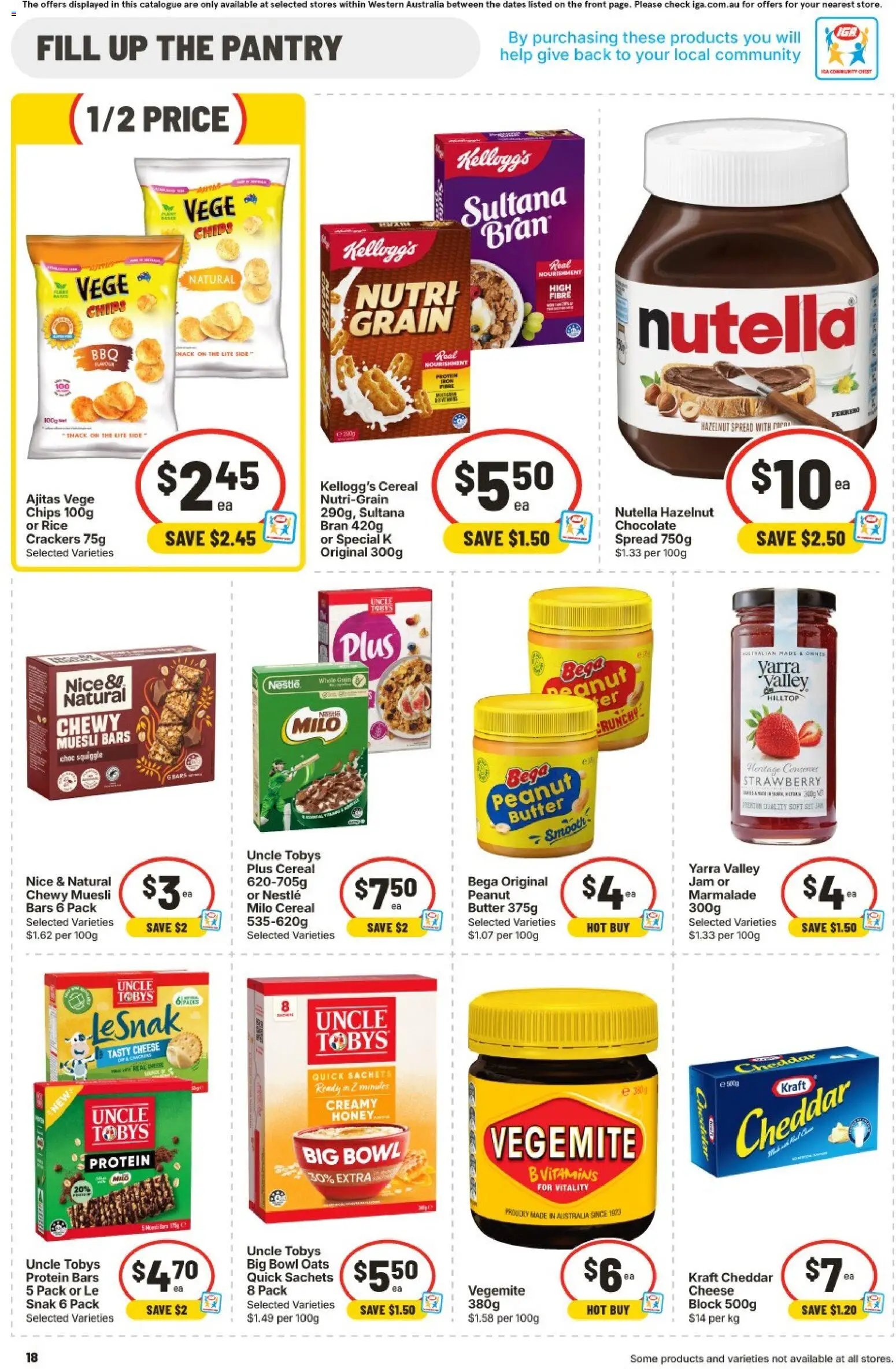 IGA catalogue WA