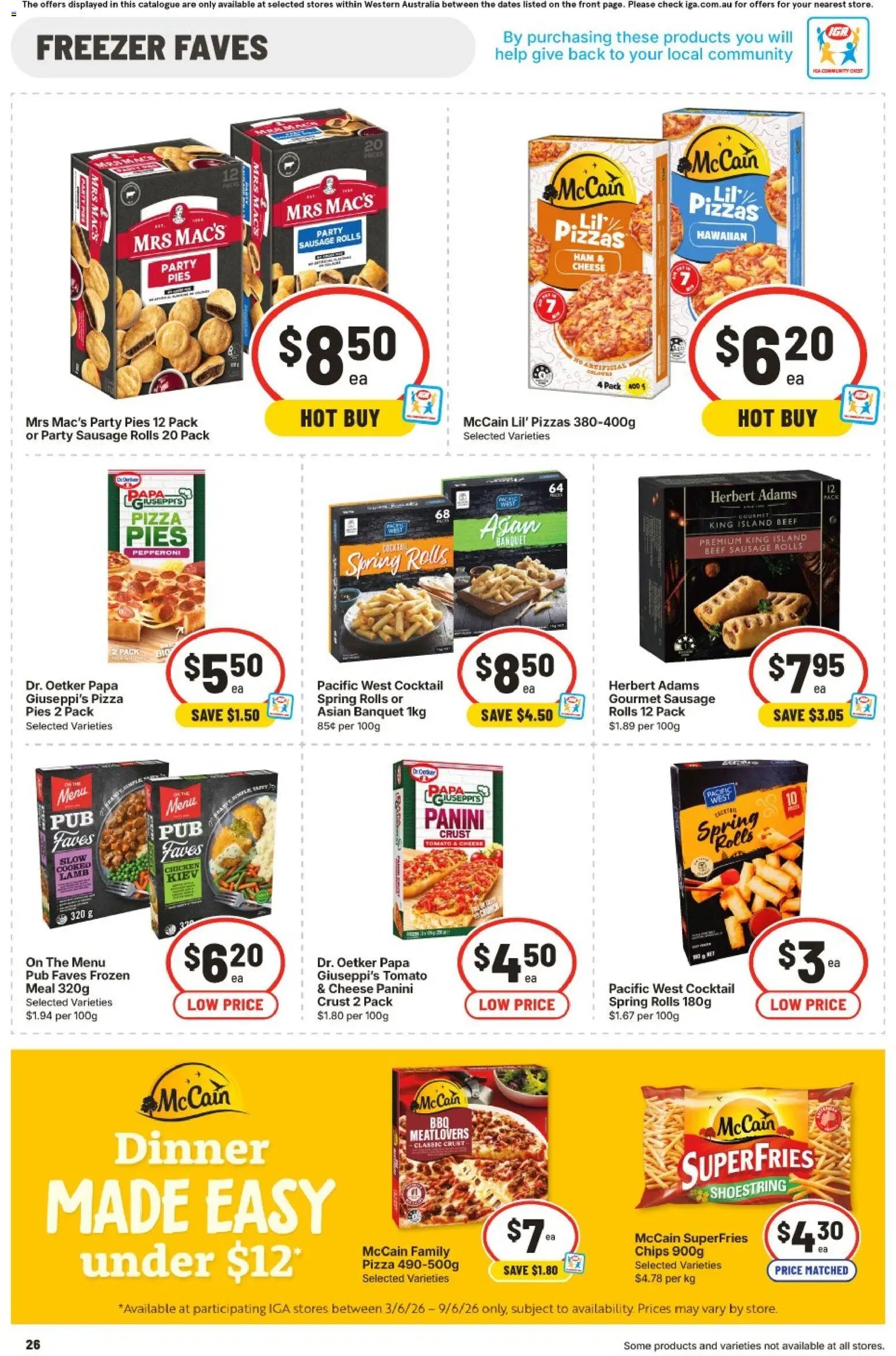 IGA catalogue WA