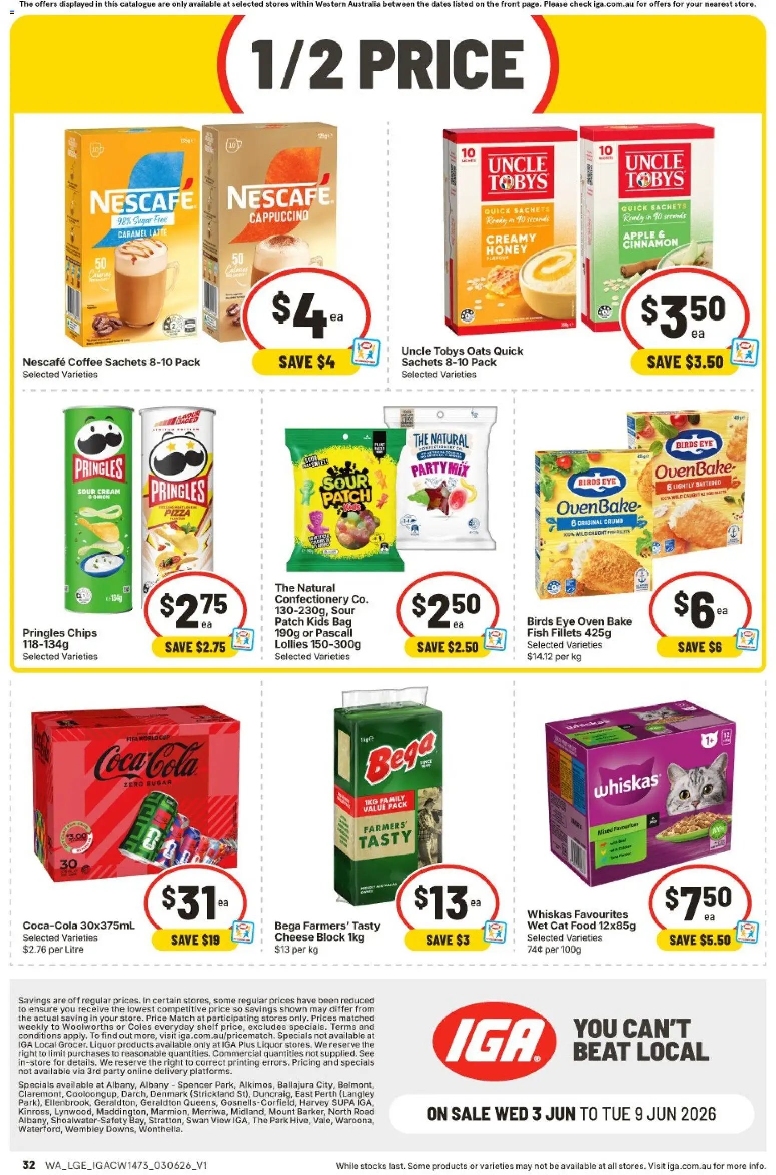 IGA catalogue WA