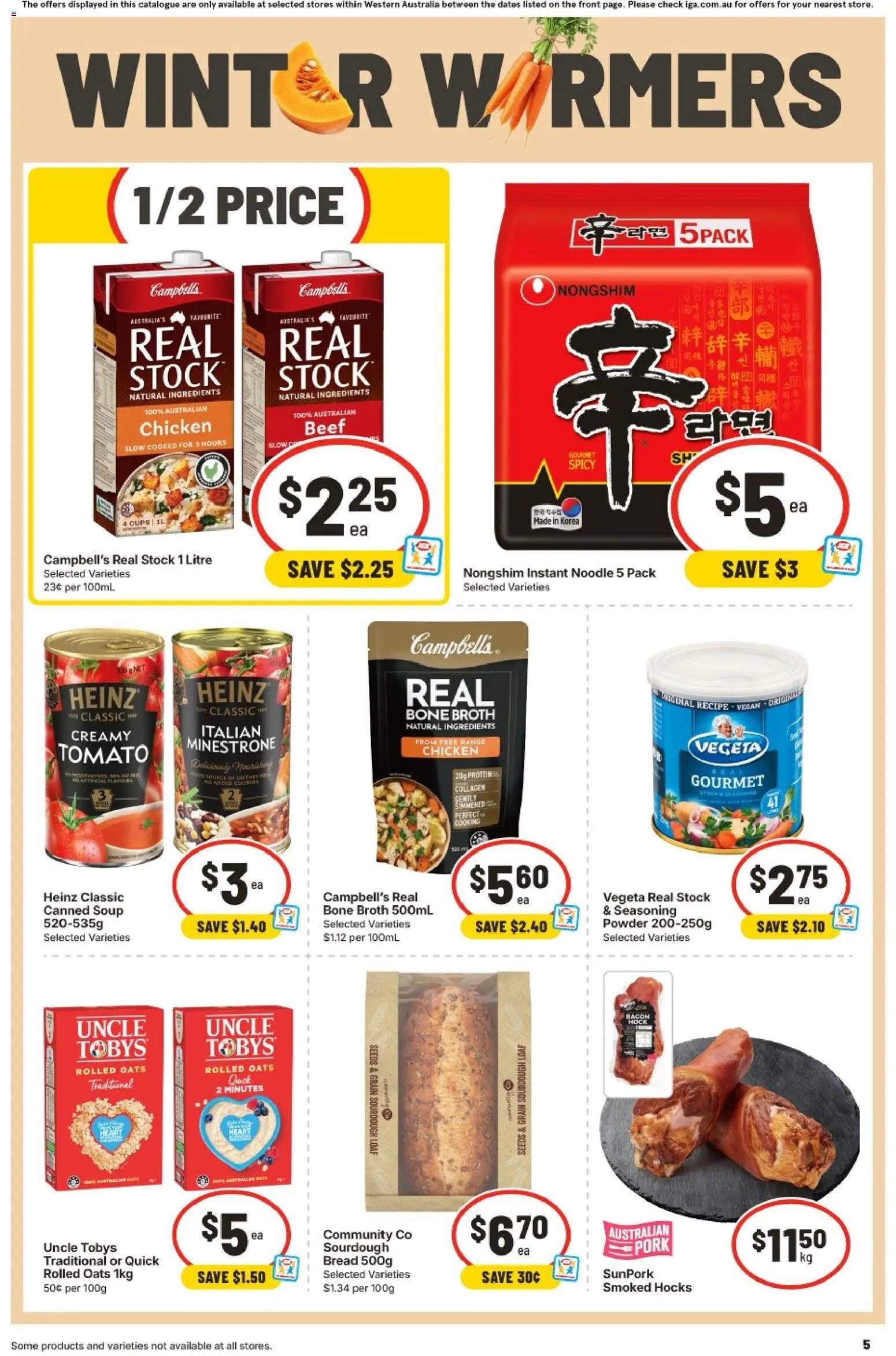IGA catalogue WA