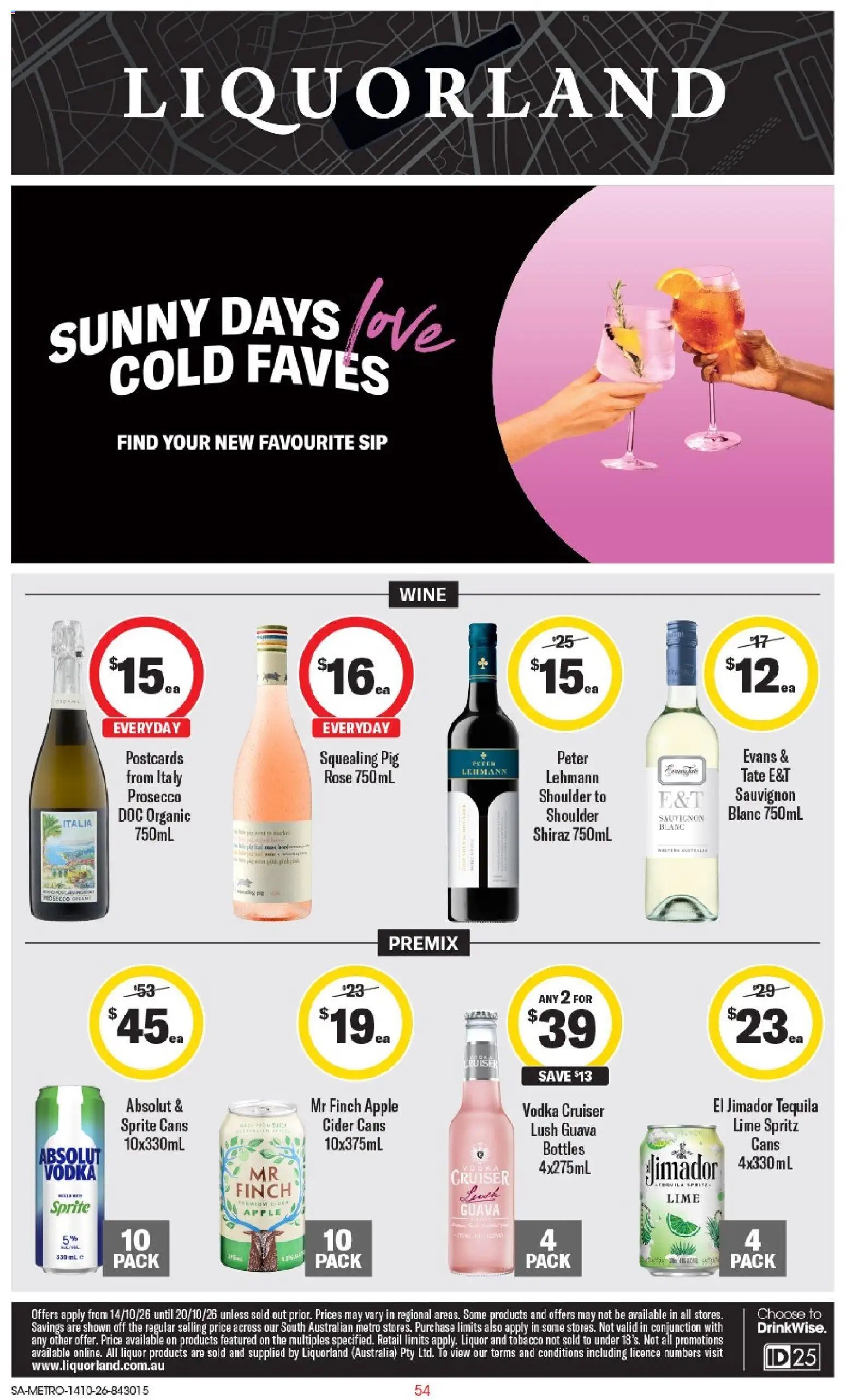 Liquorland catalogue SA