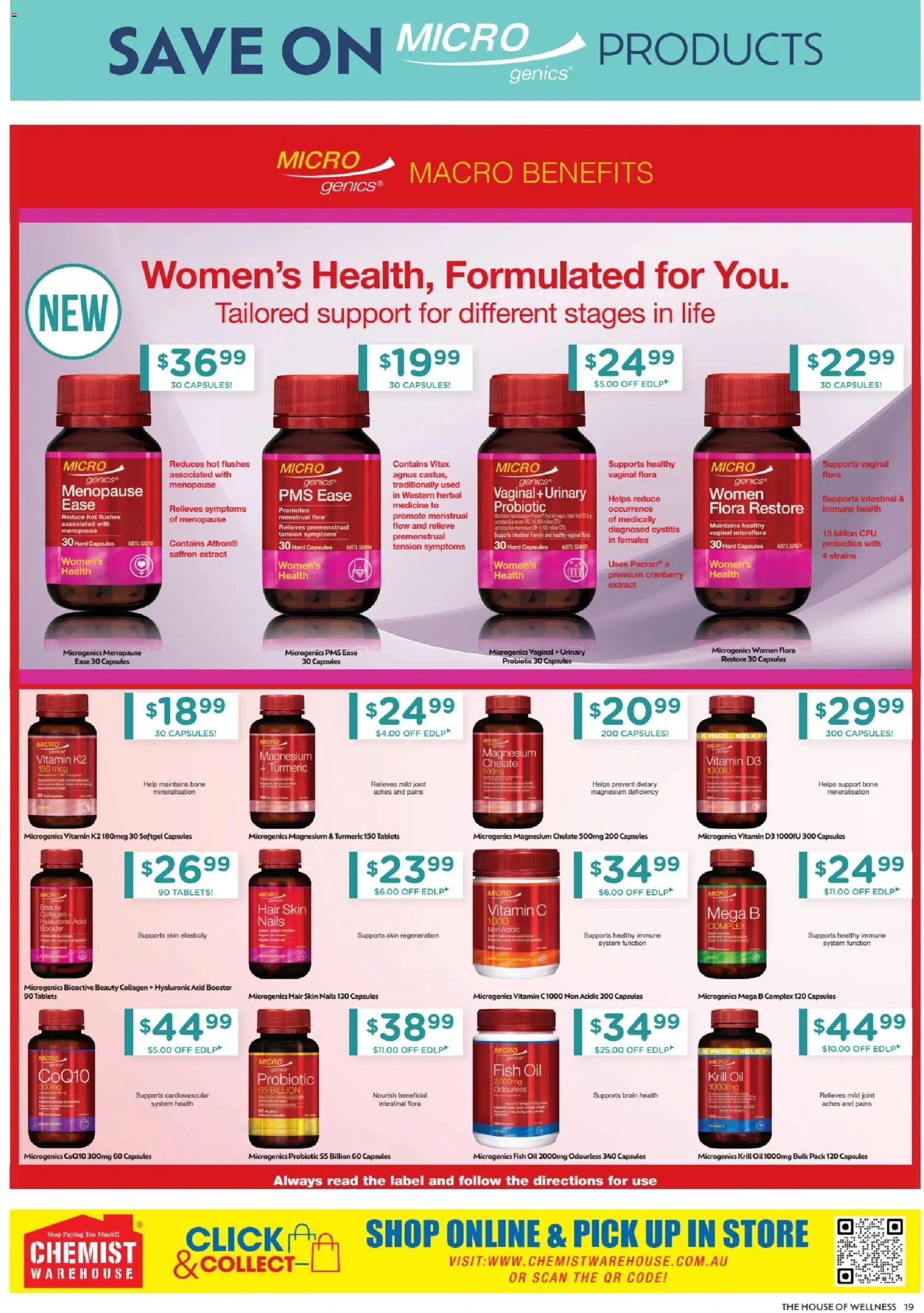 Chemist Warehouse catalogue