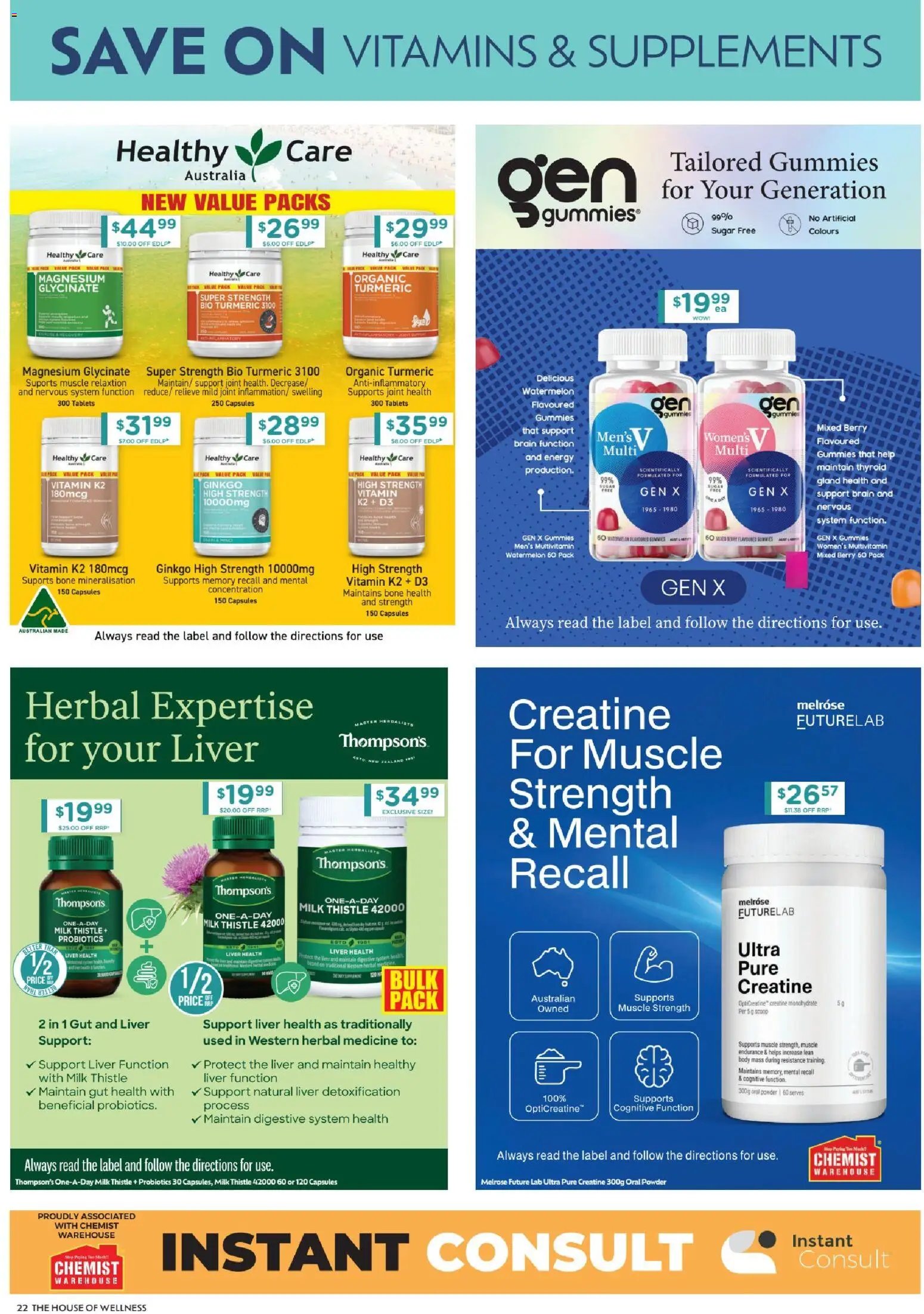 Chemist Warehouse catalogue