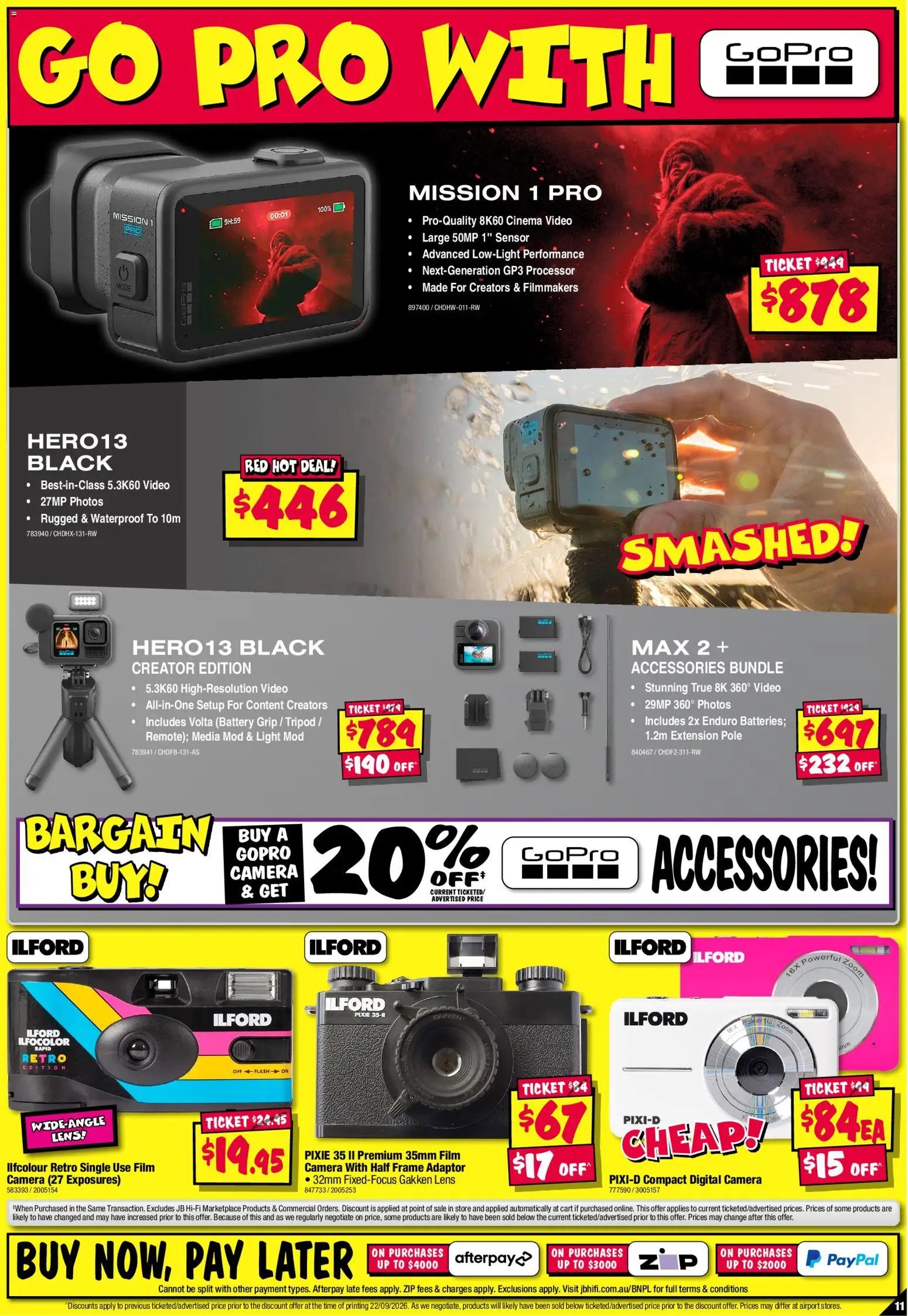 JB Hi-Fi catalogue Camera Bonanza