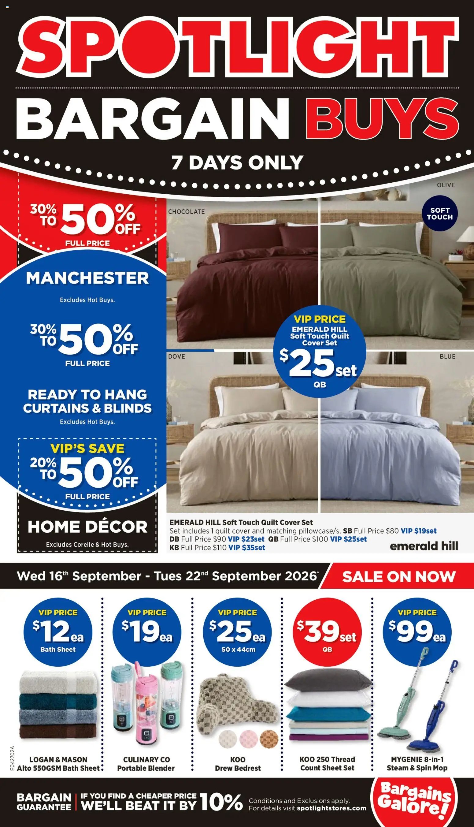 Spotlight catalogue Bargain Buys