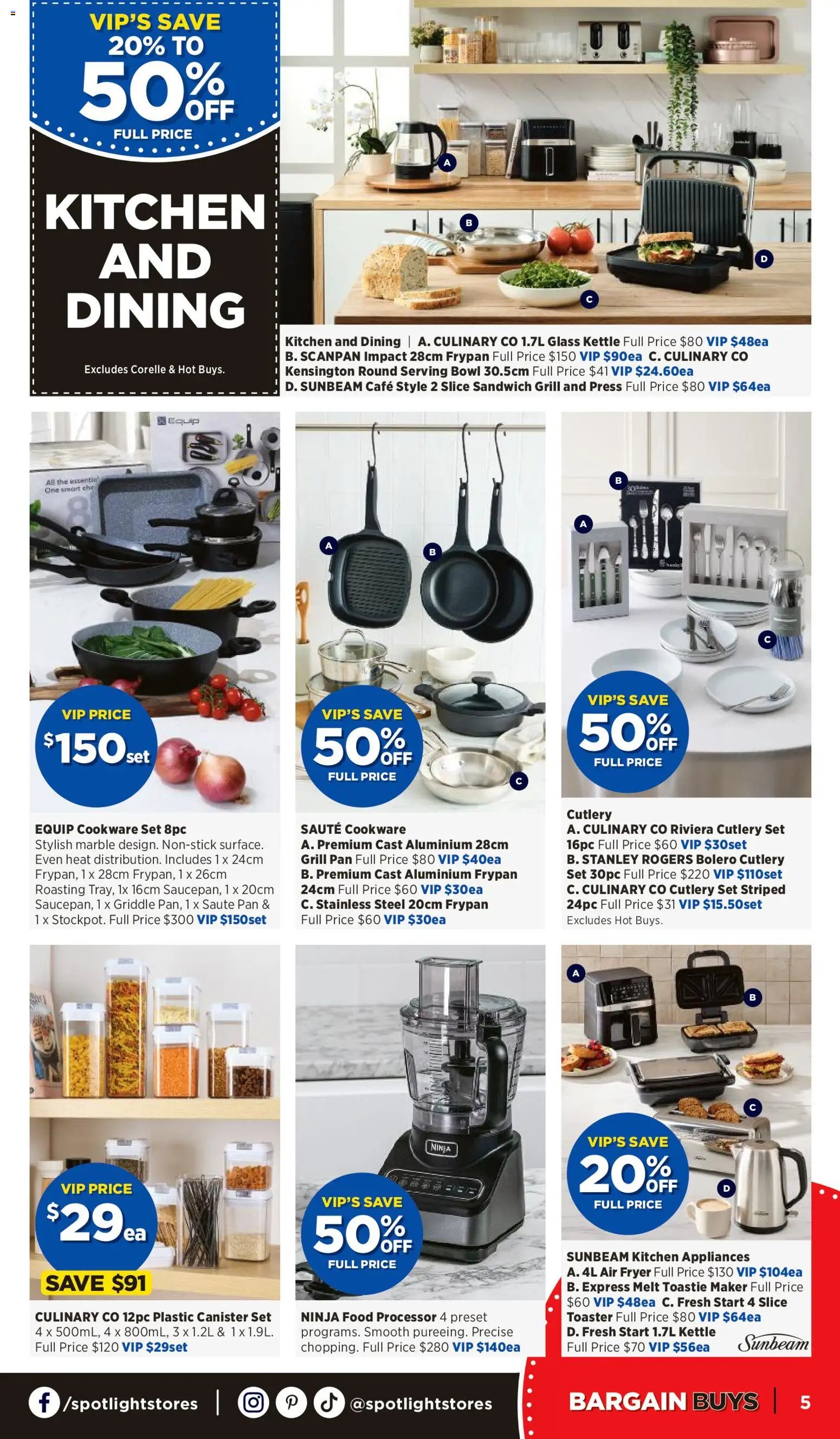 Spotlight catalogue Bargain Buys