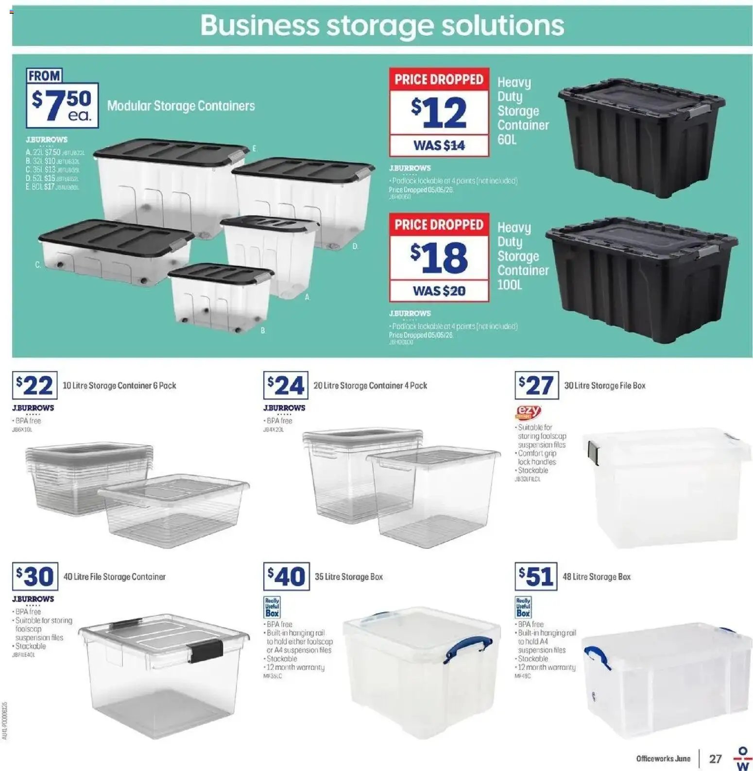 Officeworks catalogue