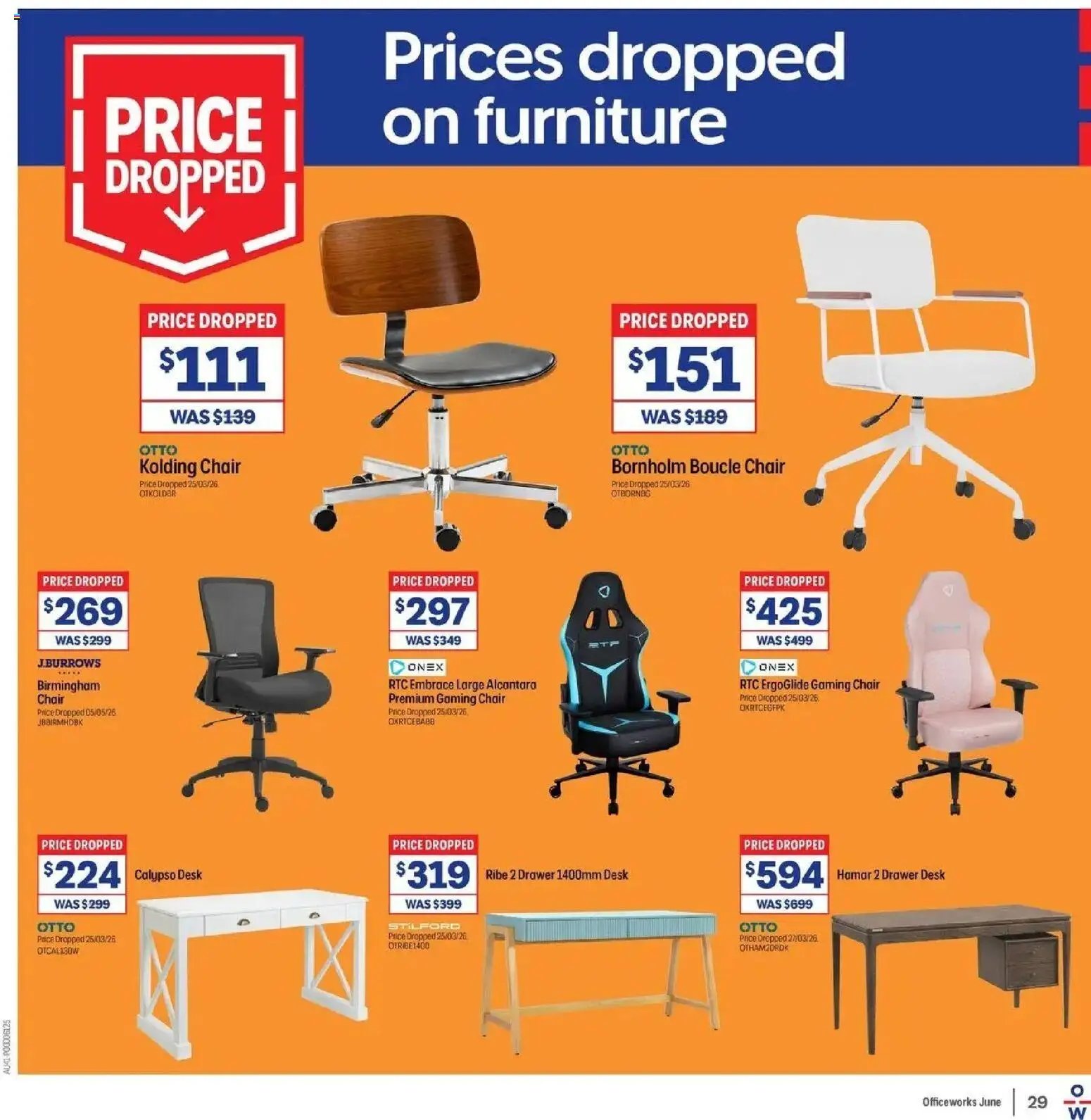 Officeworks catalogue