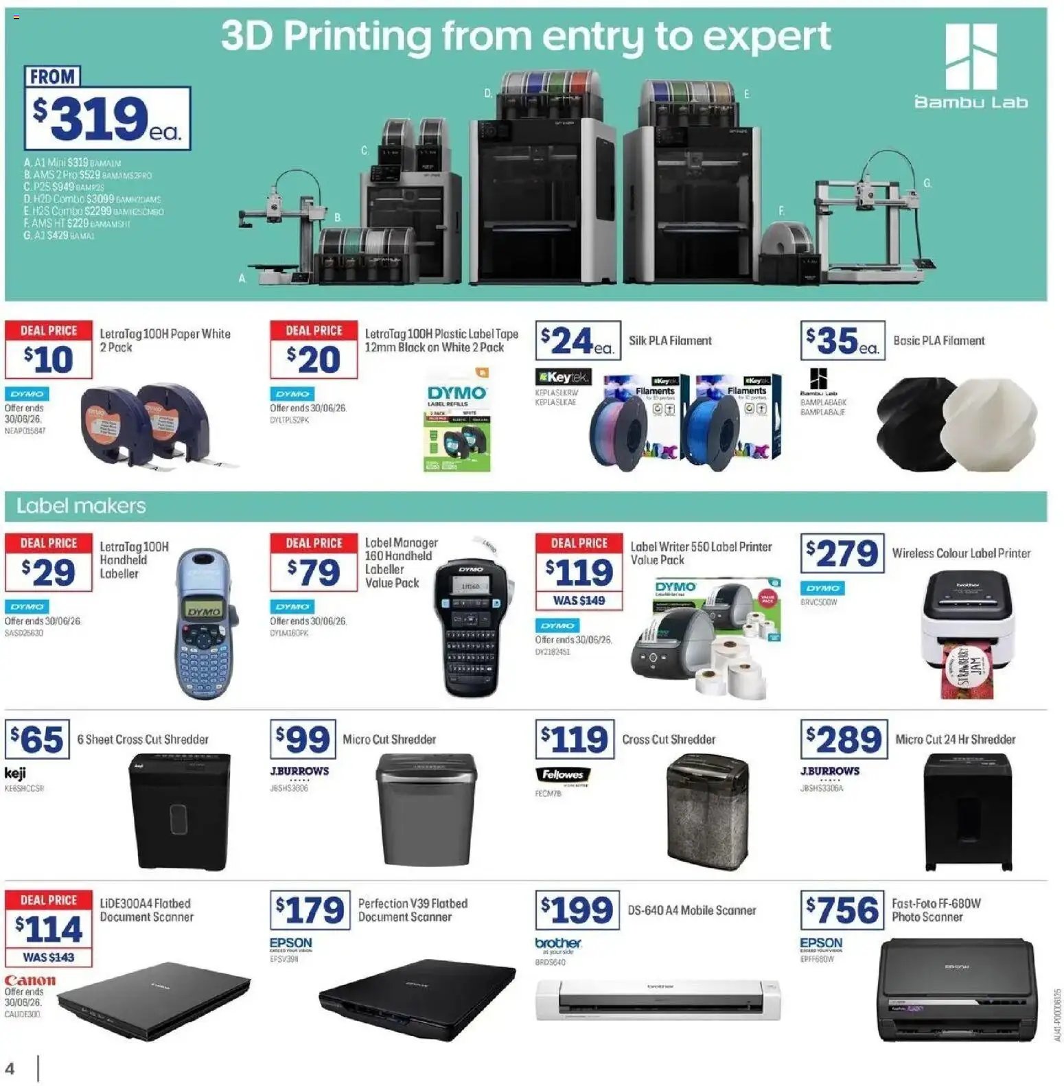 Officeworks catalogue