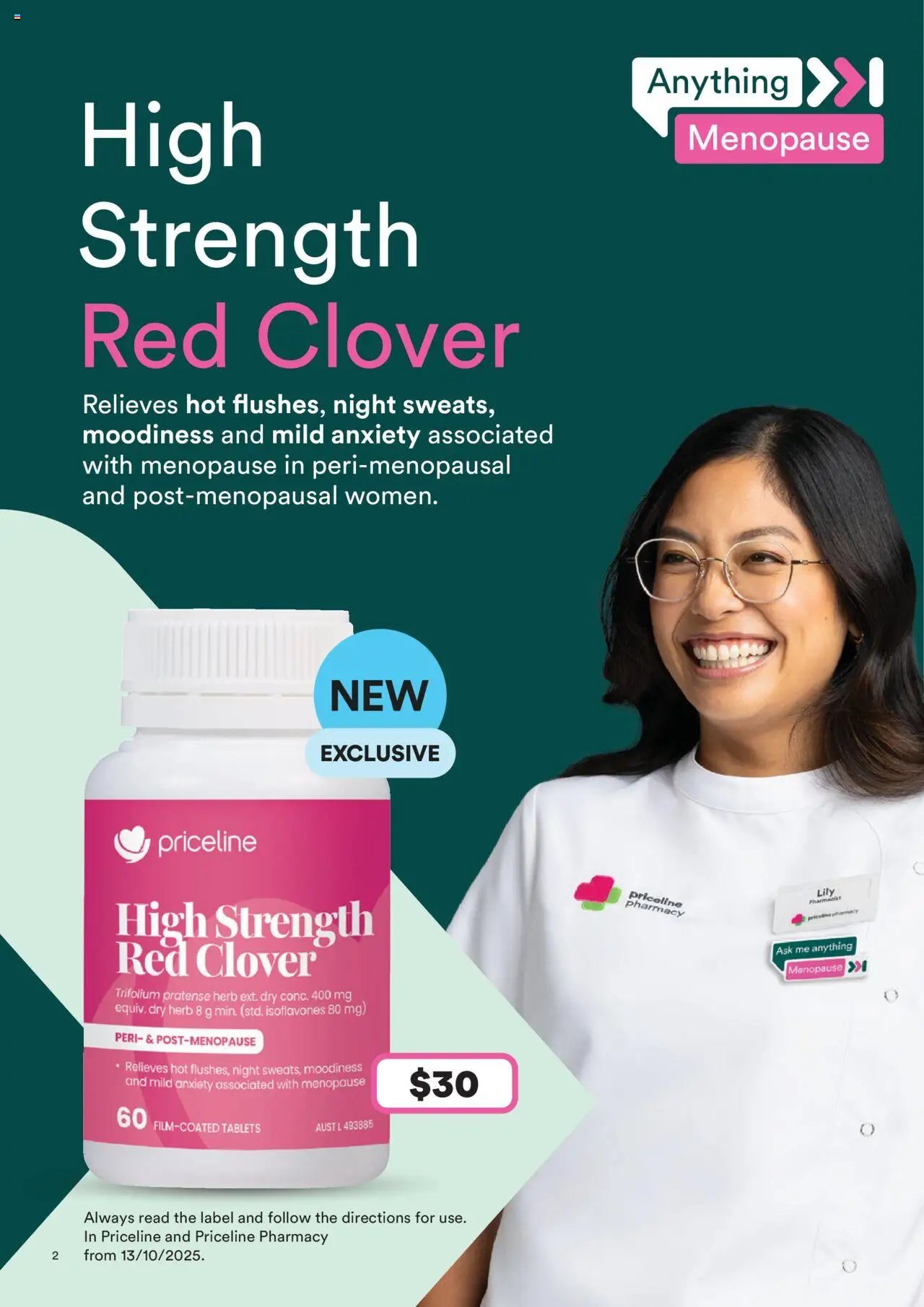 Priceline Pharmacy Anything Menopause Magazine (2025-10-02 - 2025-11-07) | 2