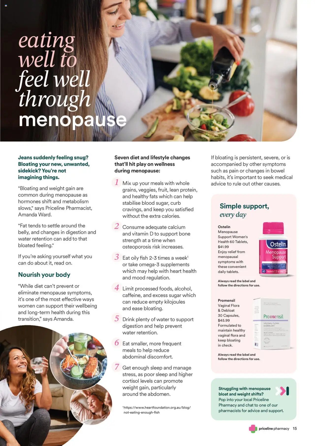 Priceline Pharmacy Anything Menopause Magazine (2025-10-02 - 2025-11-07) | 15