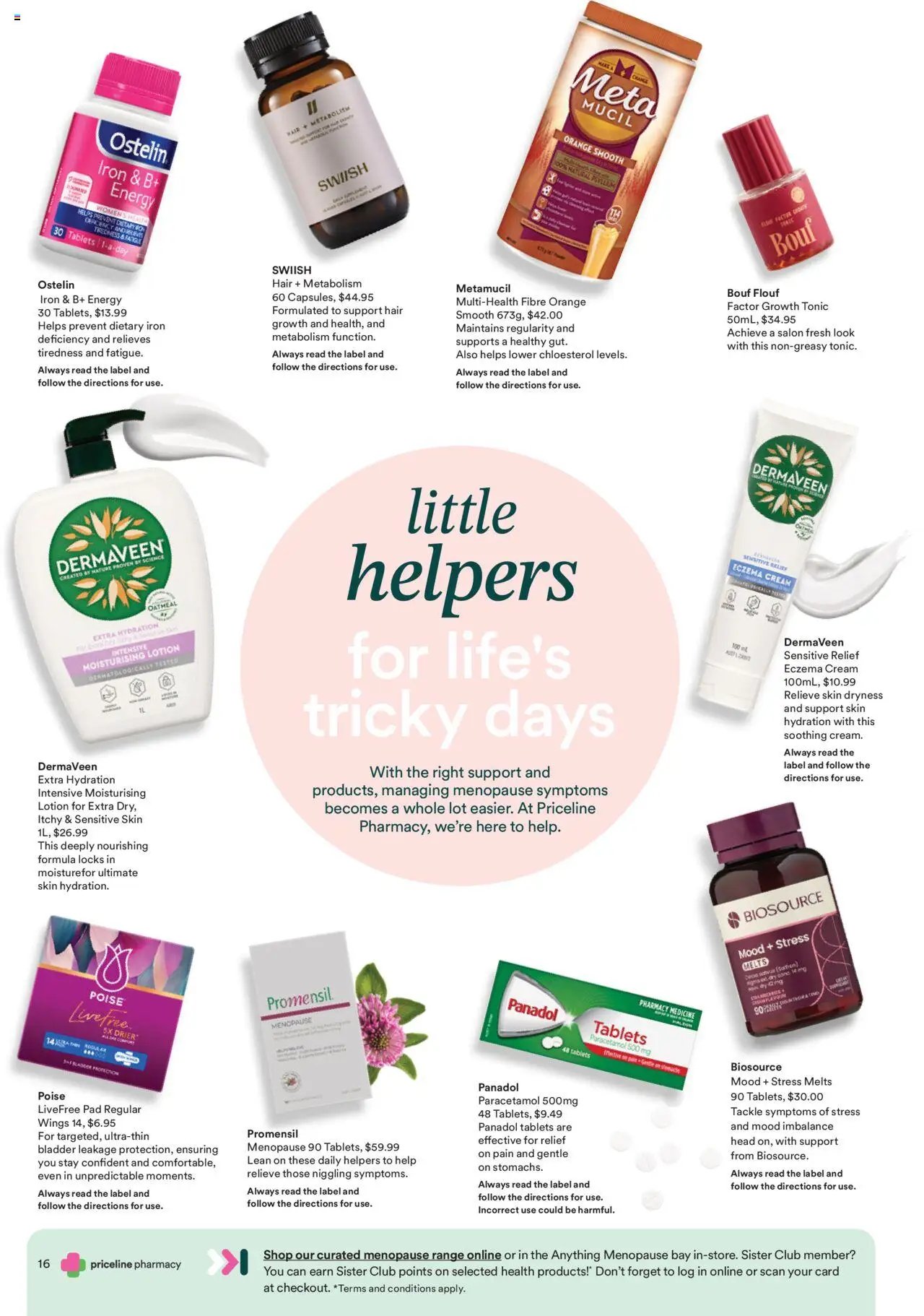 Priceline Pharmacy Anything Menopause Magazine (2025-10-02 - 2025-11-07) | 16