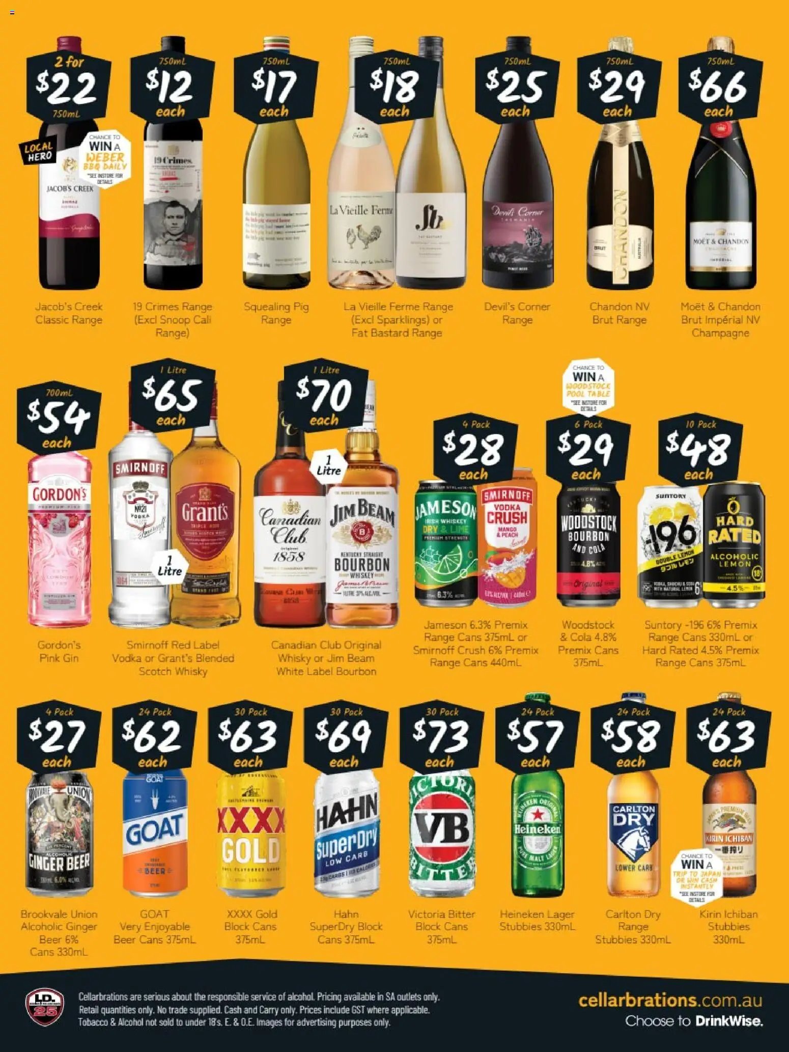 Cellarbrations catalogue SA