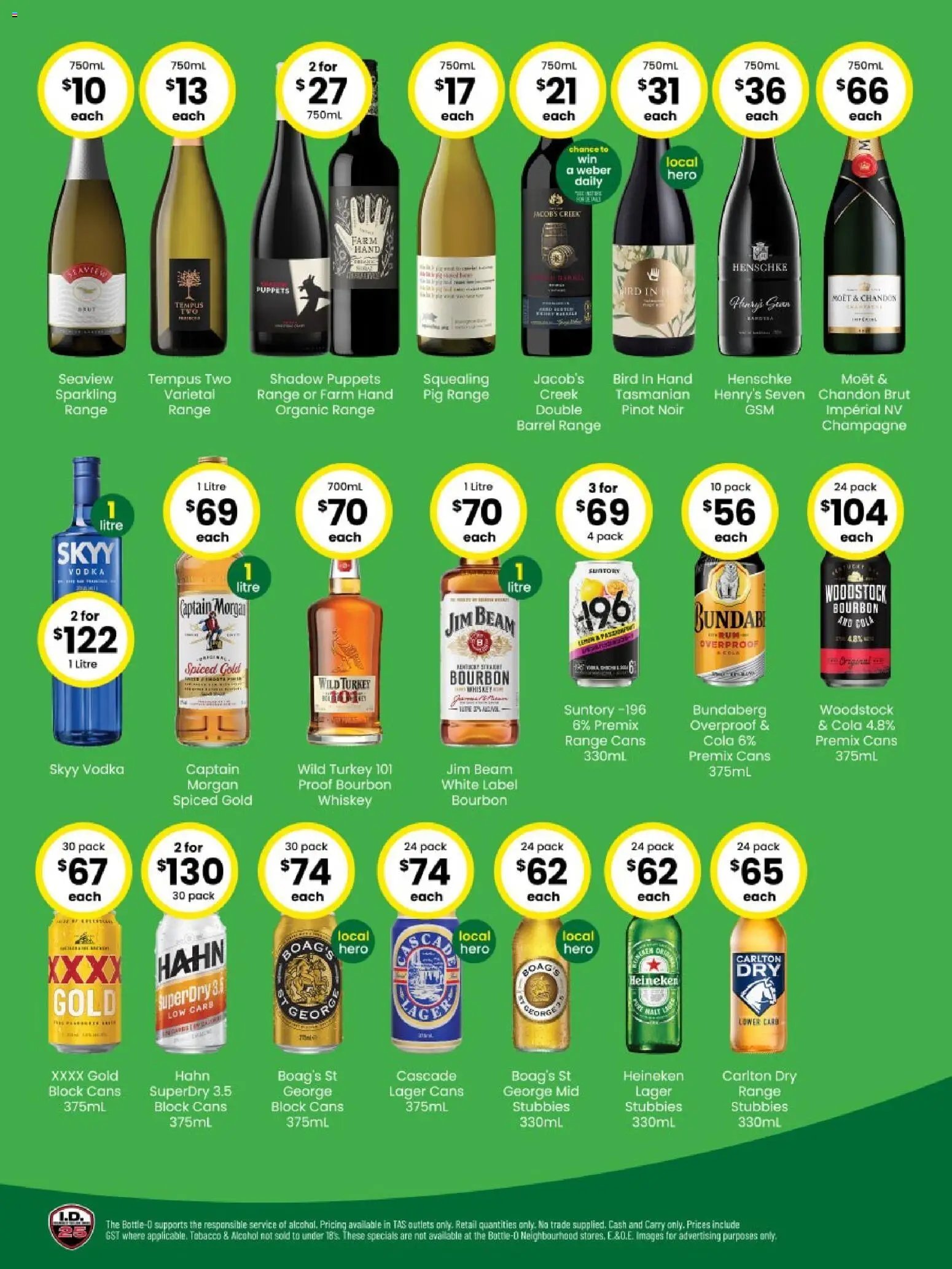 The Bottle-O catalogue