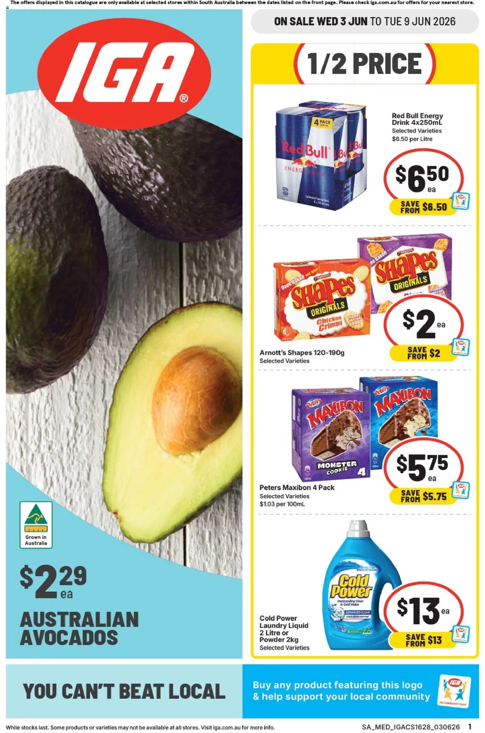IGA catalogue SA