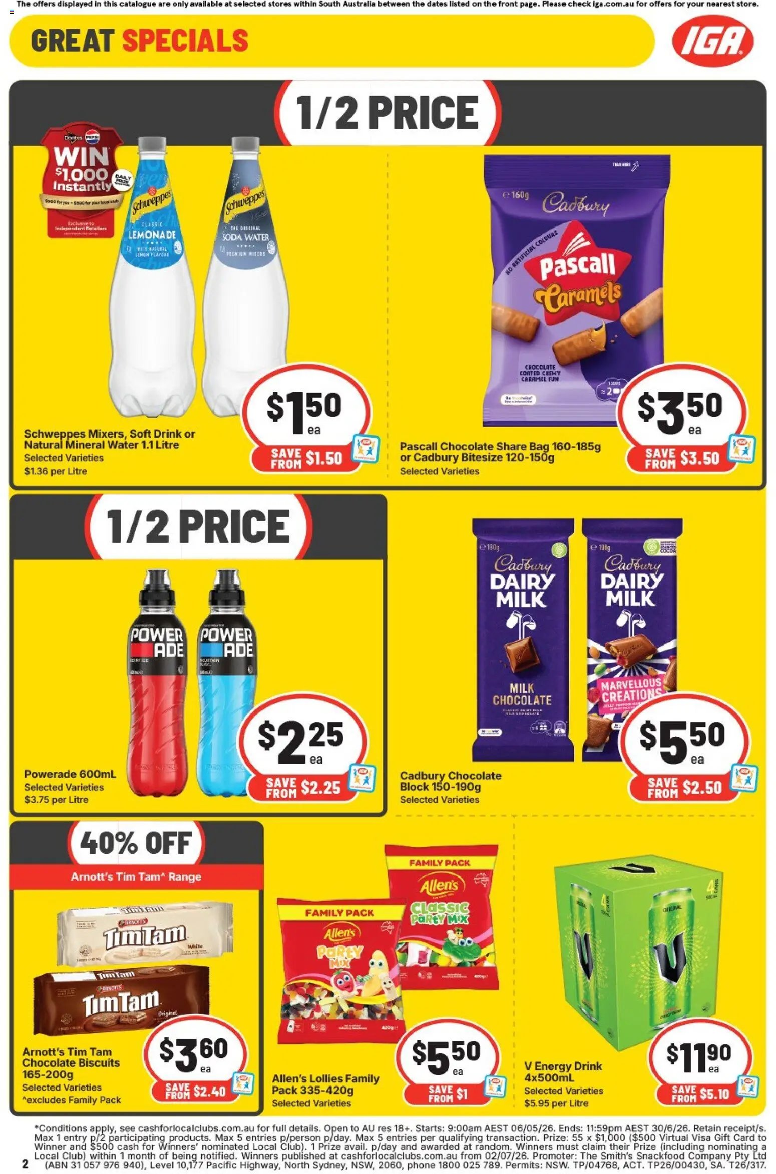 IGA catalogue SA