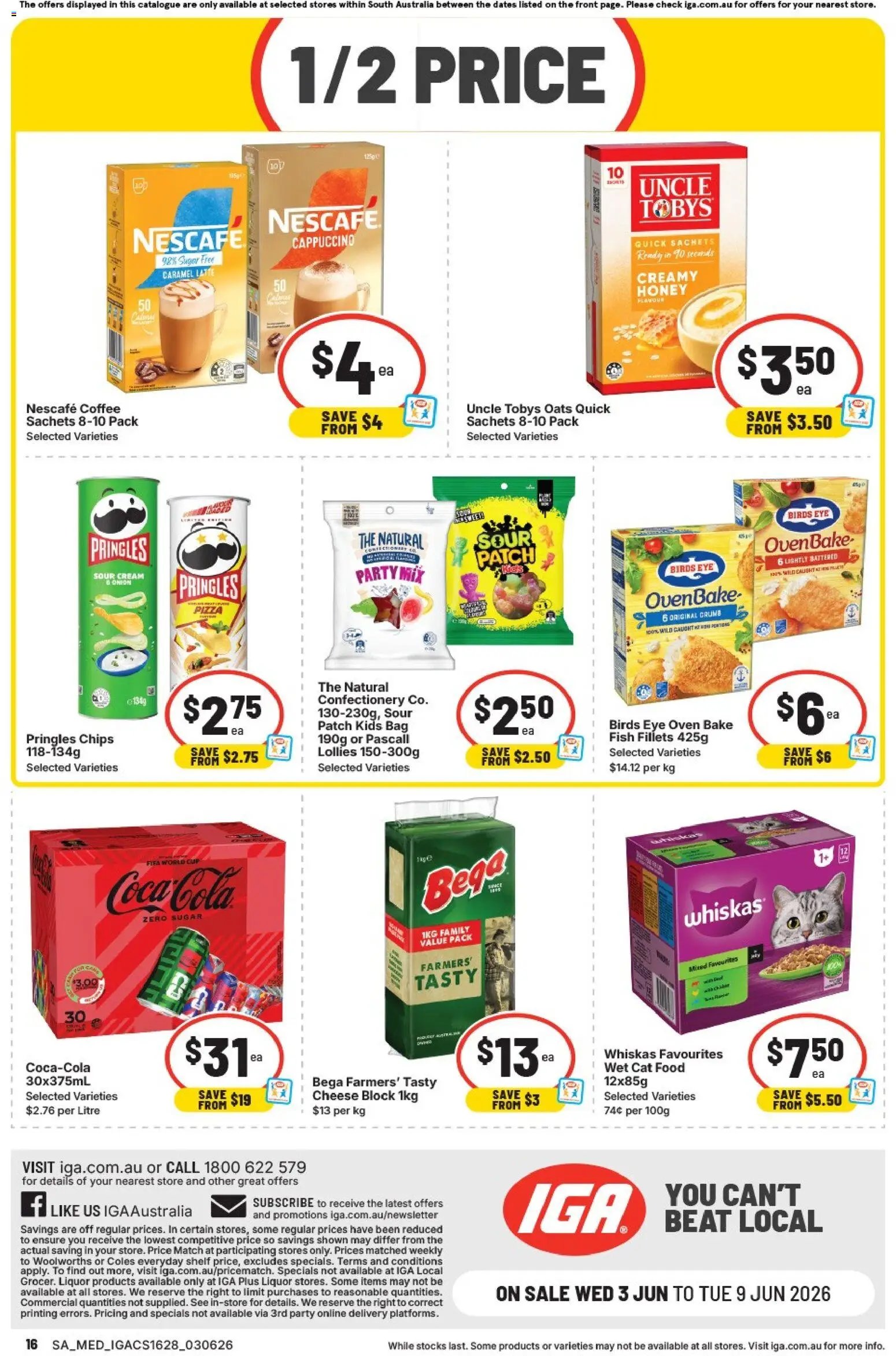 IGA catalogue SA
