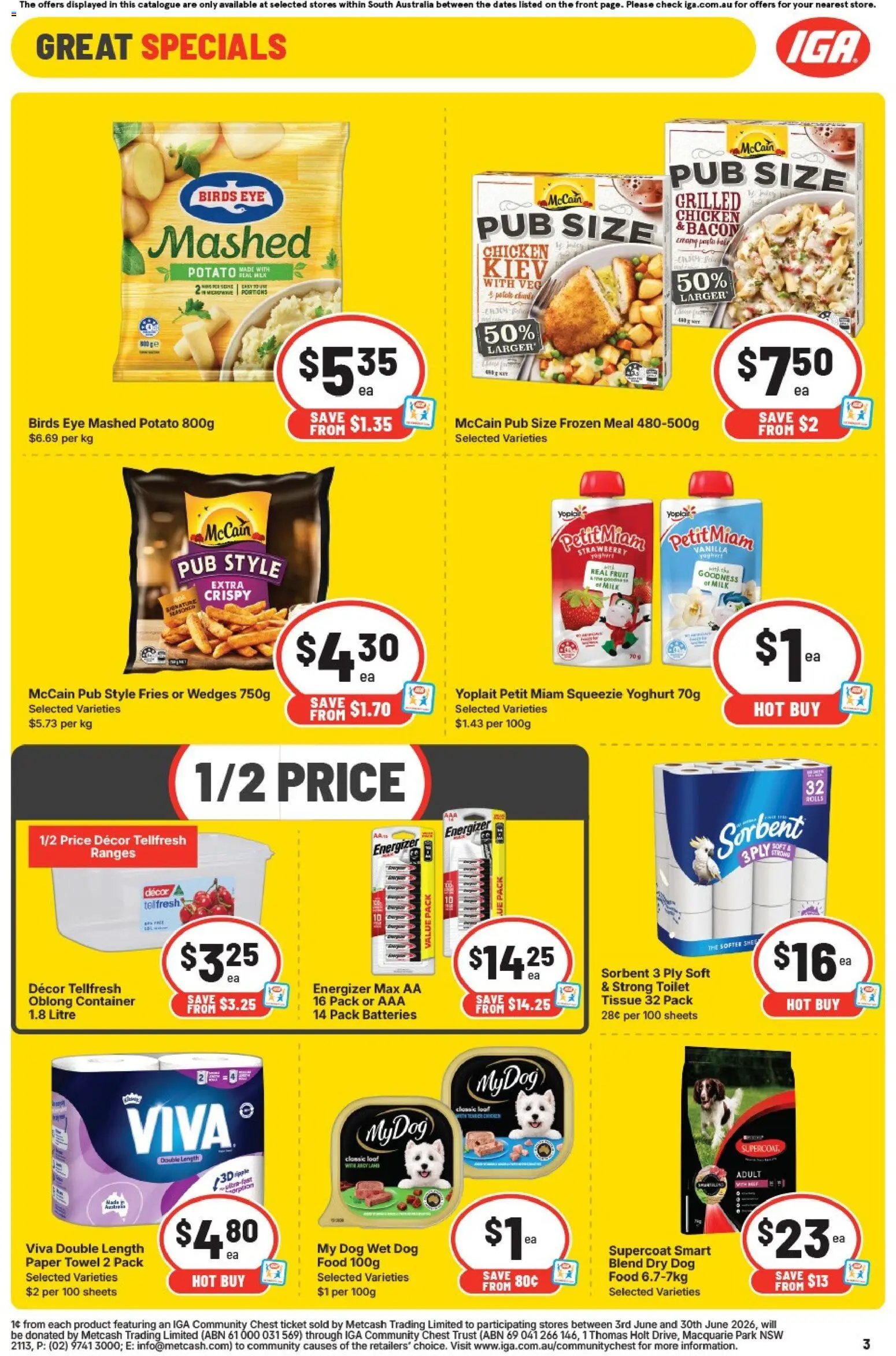 IGA catalogue SA