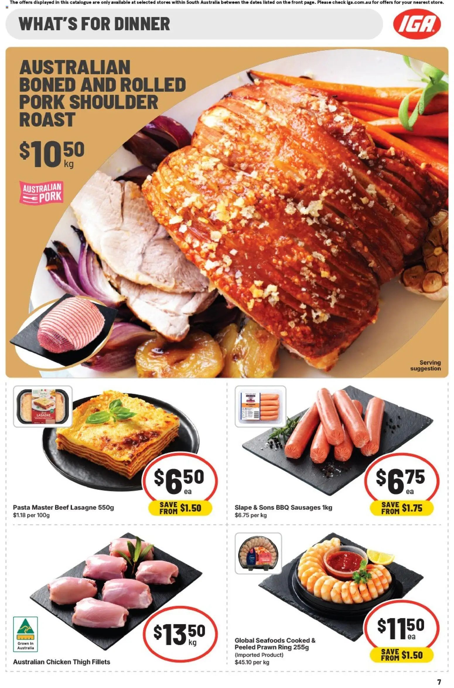IGA catalogue SA