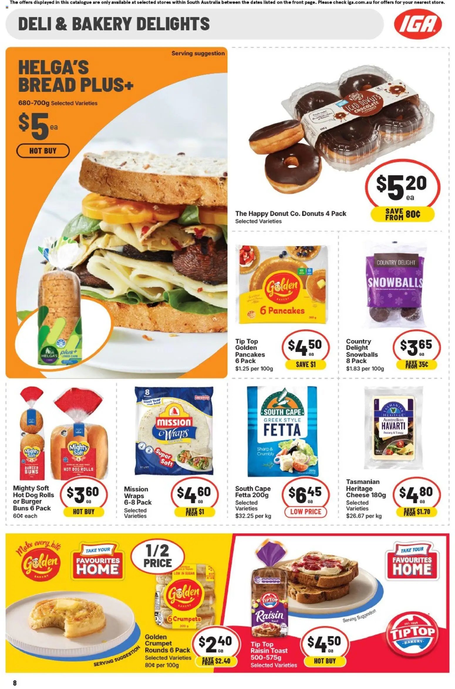 IGA catalogue SA