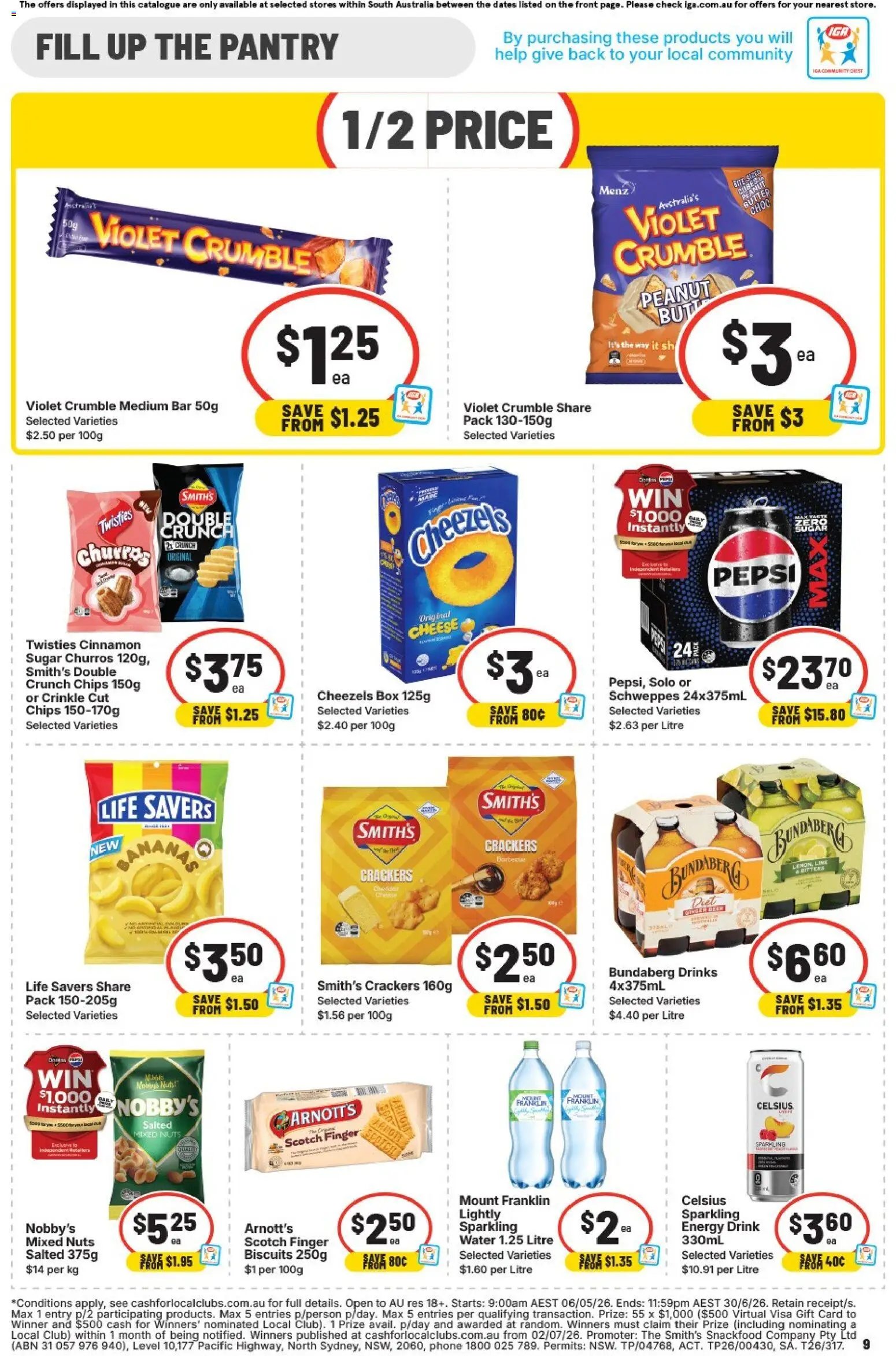 IGA catalogue SA