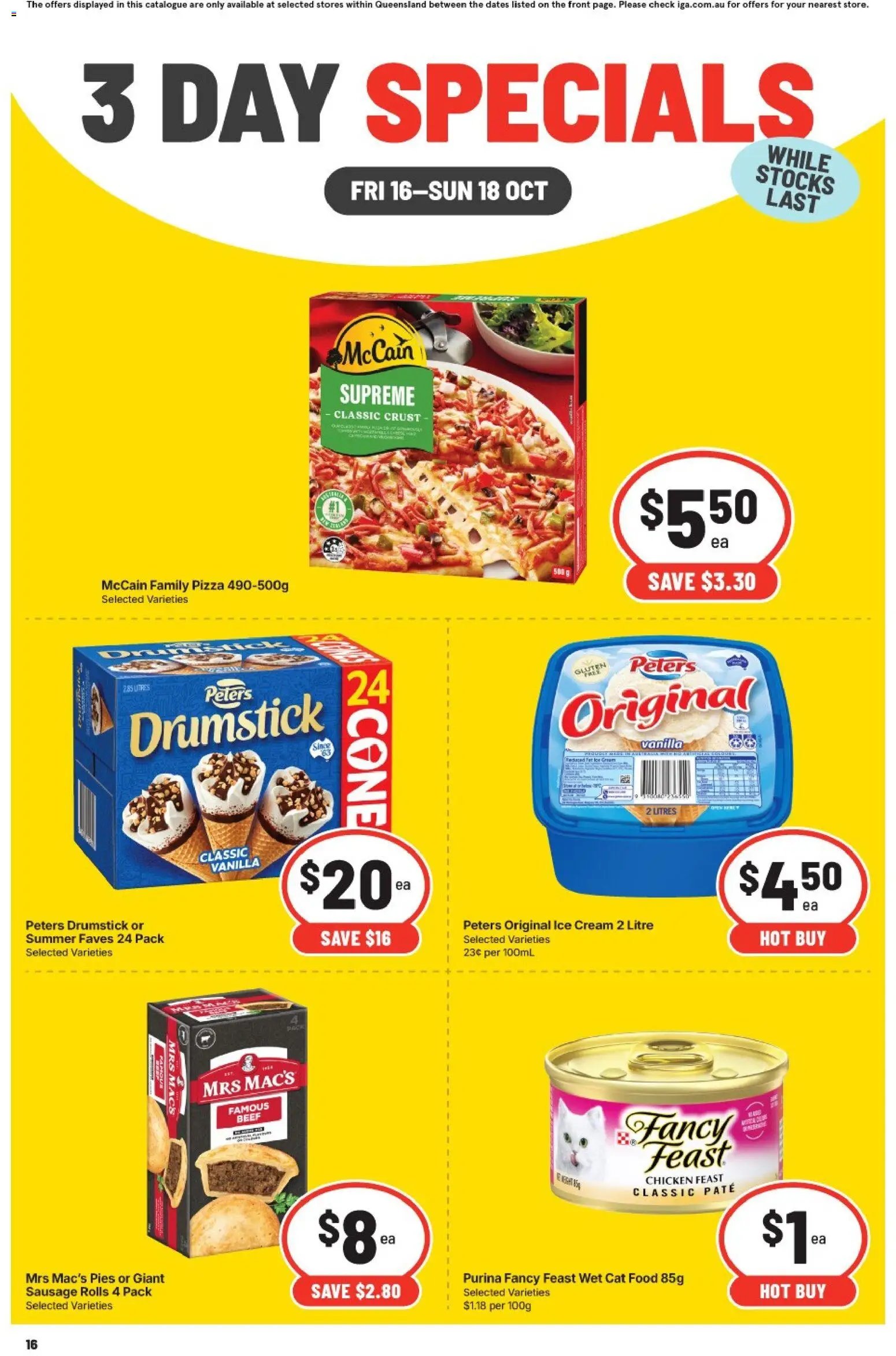 IGA  3 Day Specials QLD