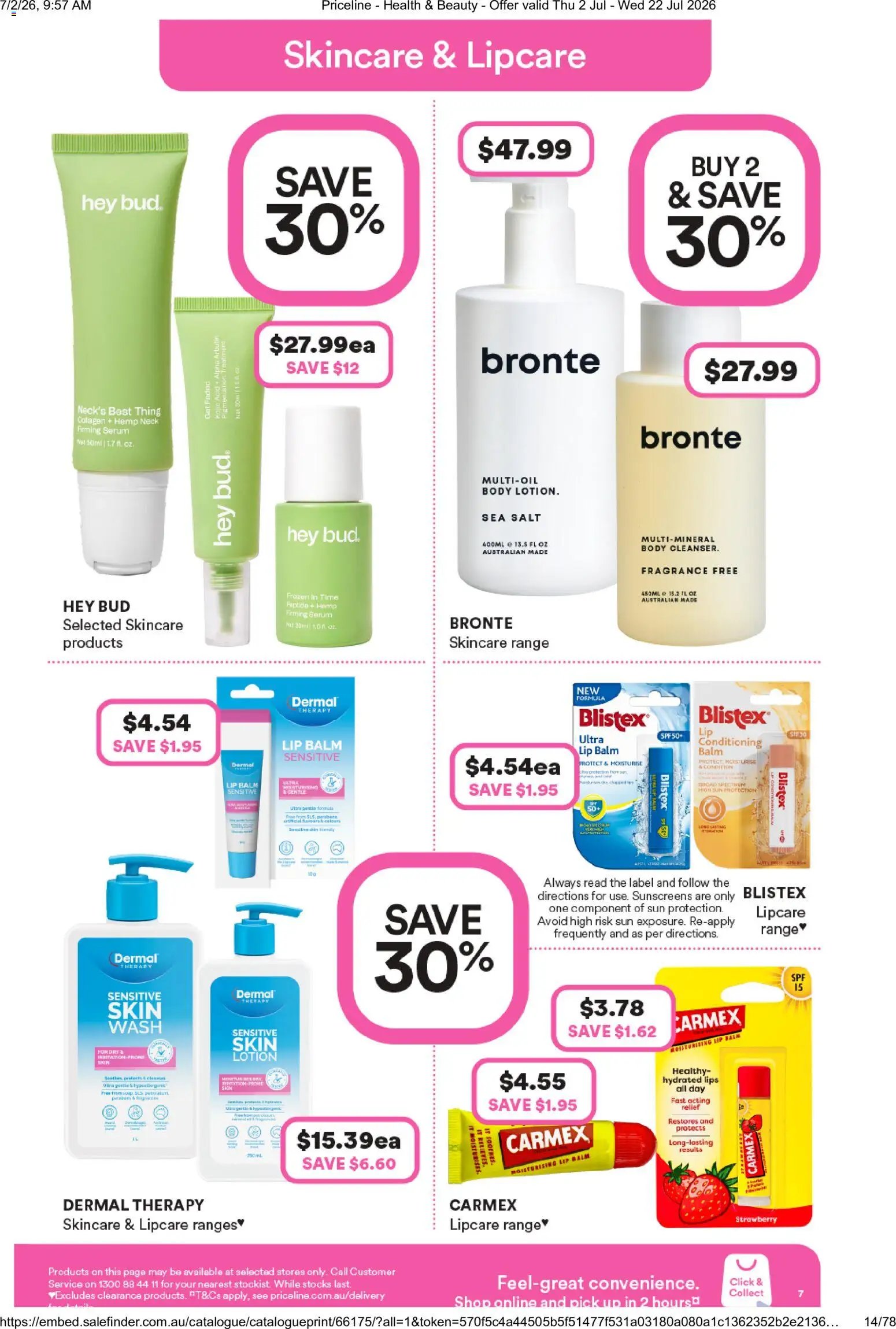 Priceline Pharmacy catalogue