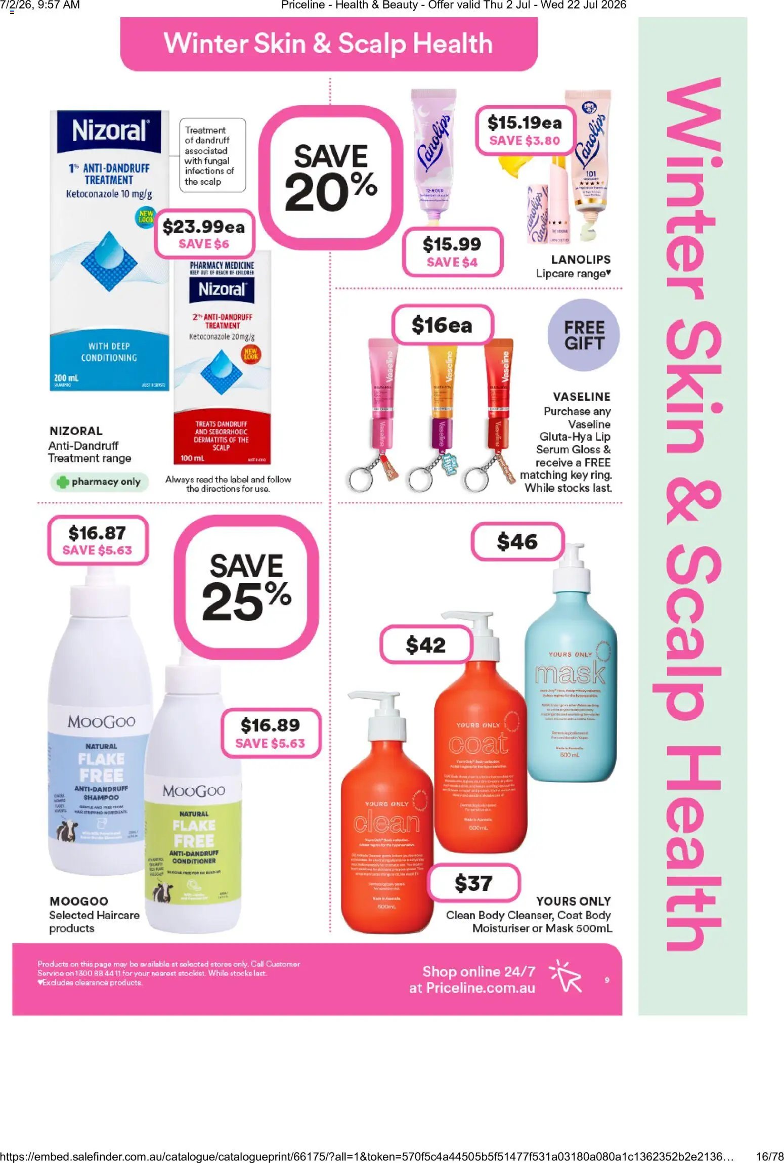 Priceline Pharmacy catalogue