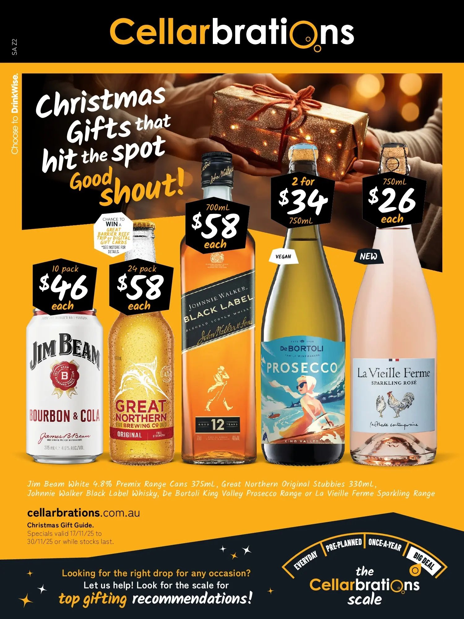Cellarbrations - Christmas Gifts that hit the spot Good Shout! (2025-11-16 - 2025-11-30) | 1