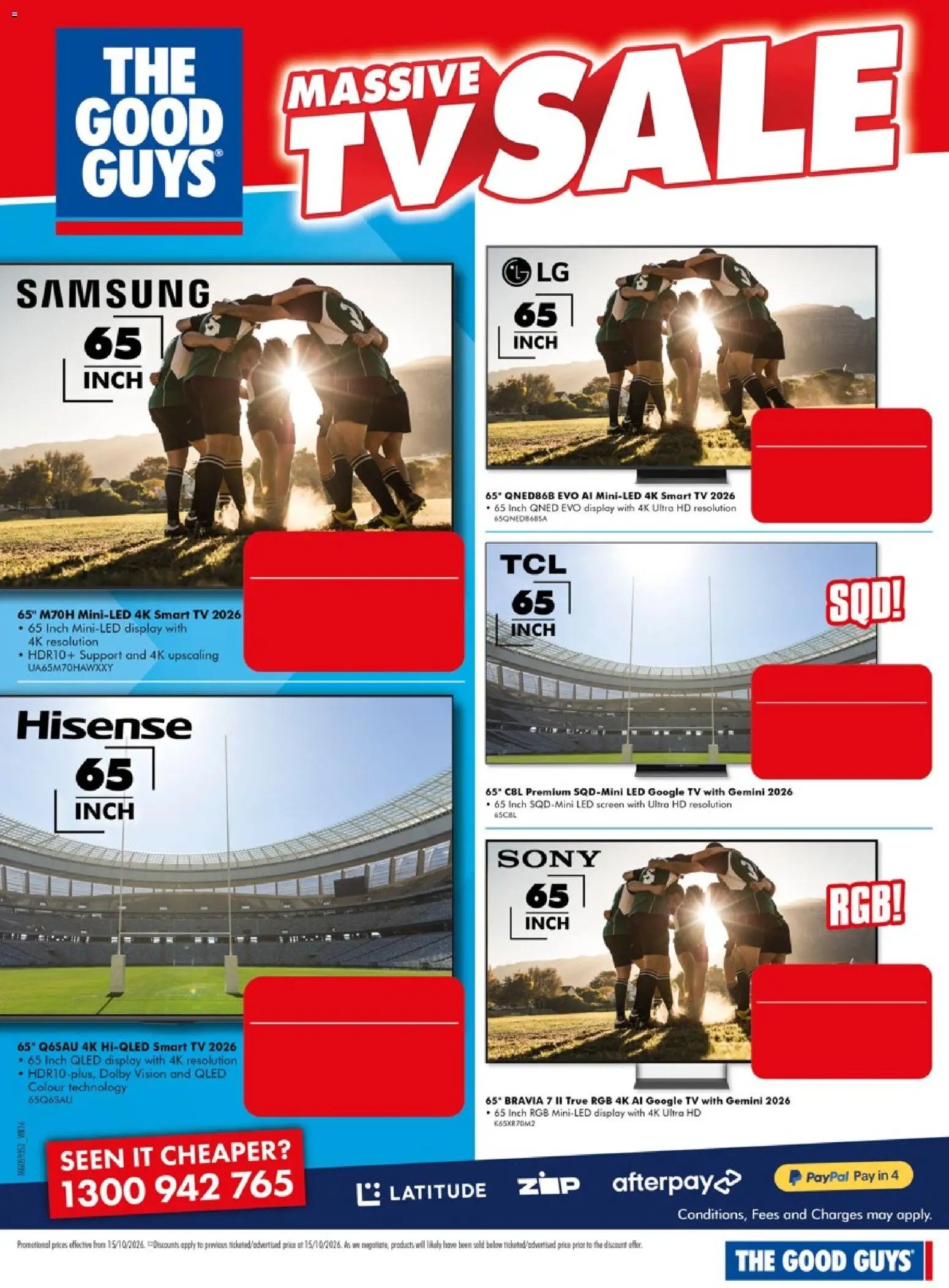 The Good Guys Massive TV Sale