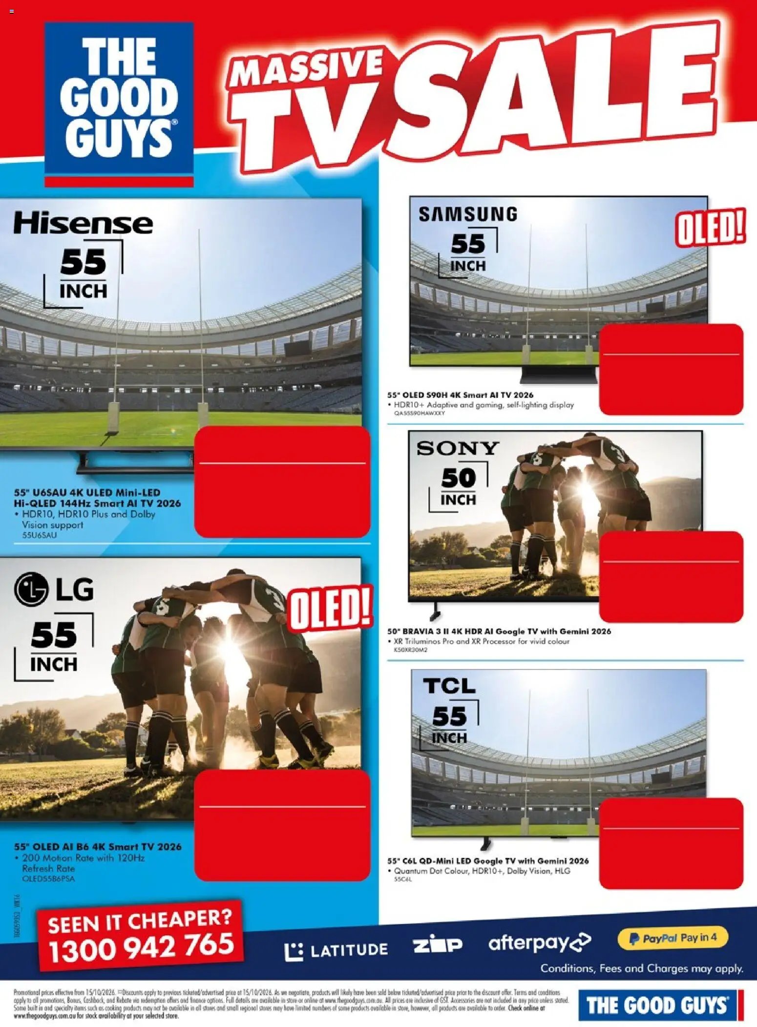 The Good Guys Massive TV Sale