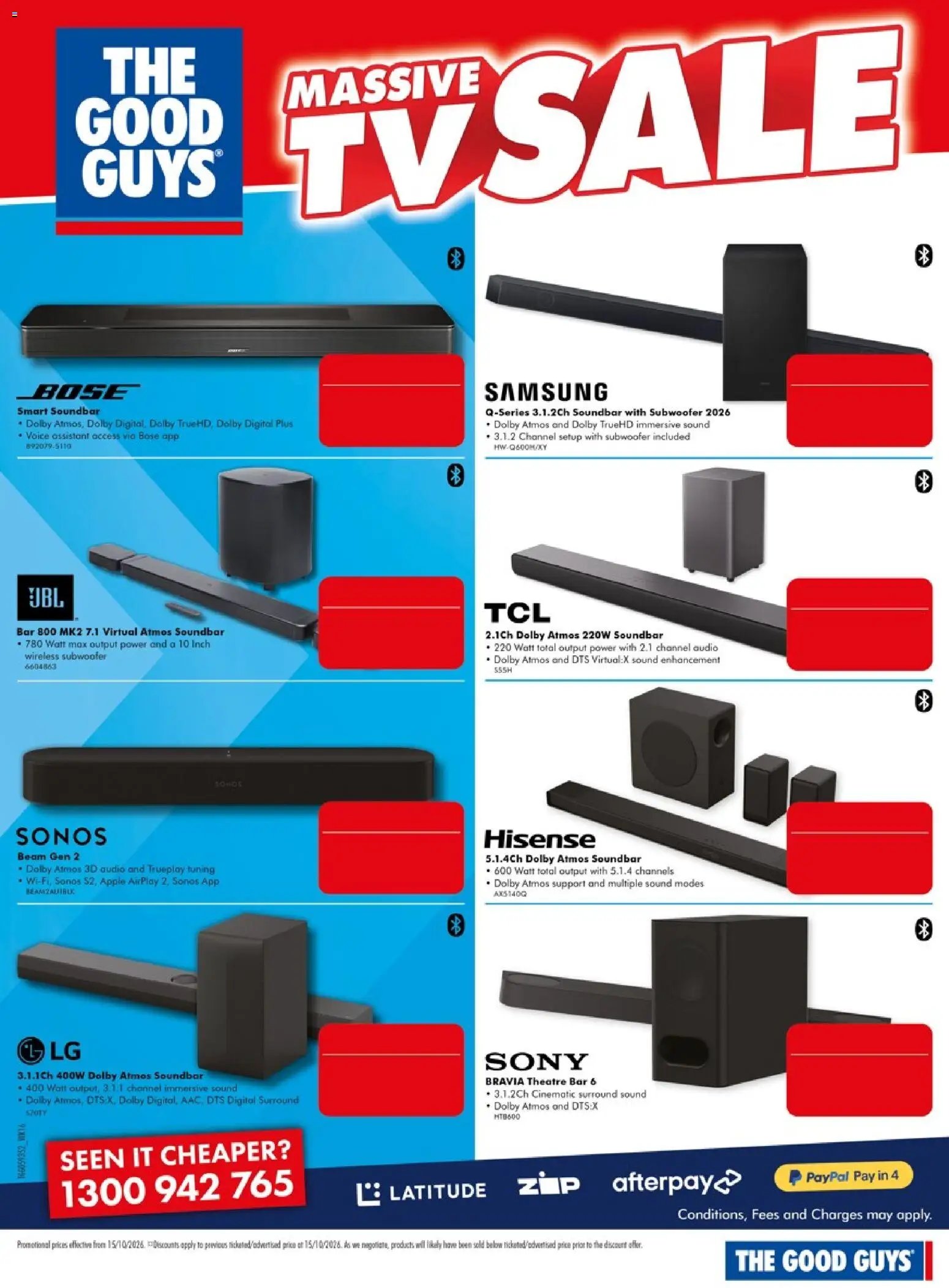 The Good Guys Massive TV Sale