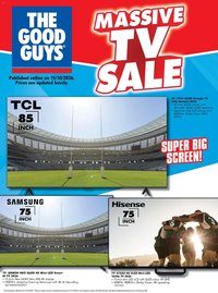 The Good Guys Massive TV Sale