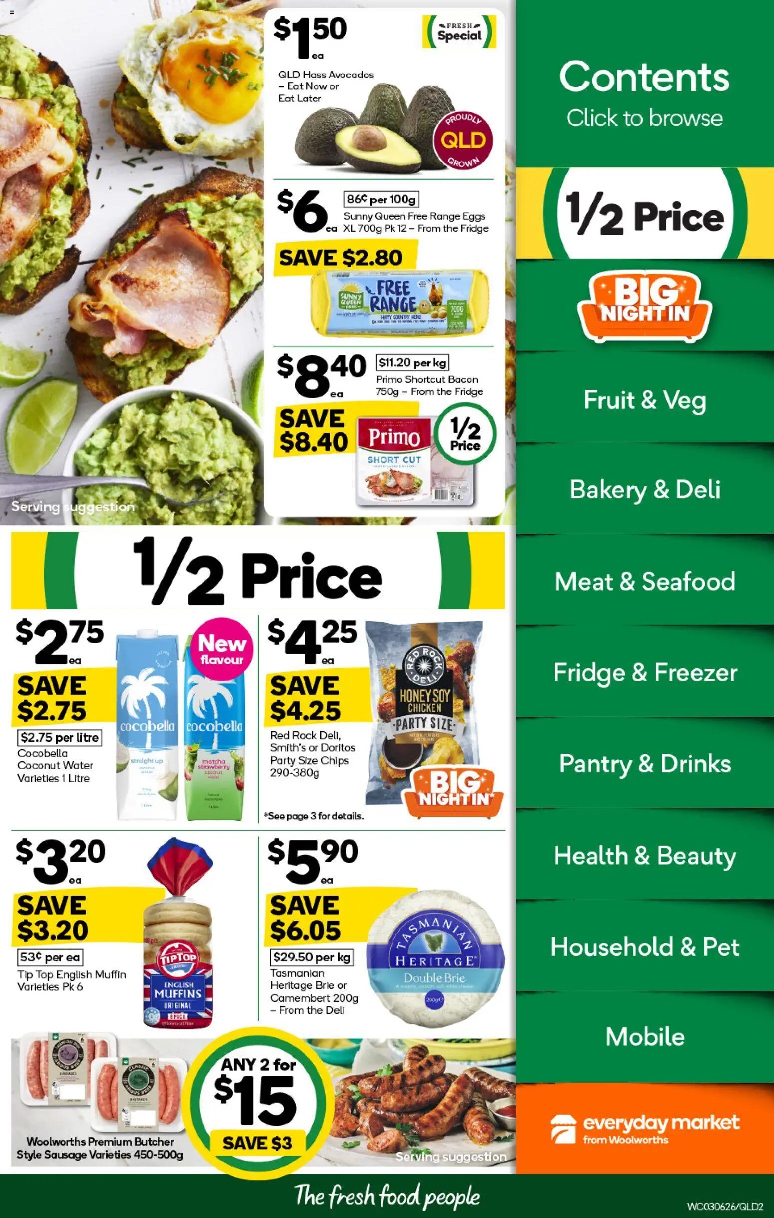 Woolworths catalogue QLD
