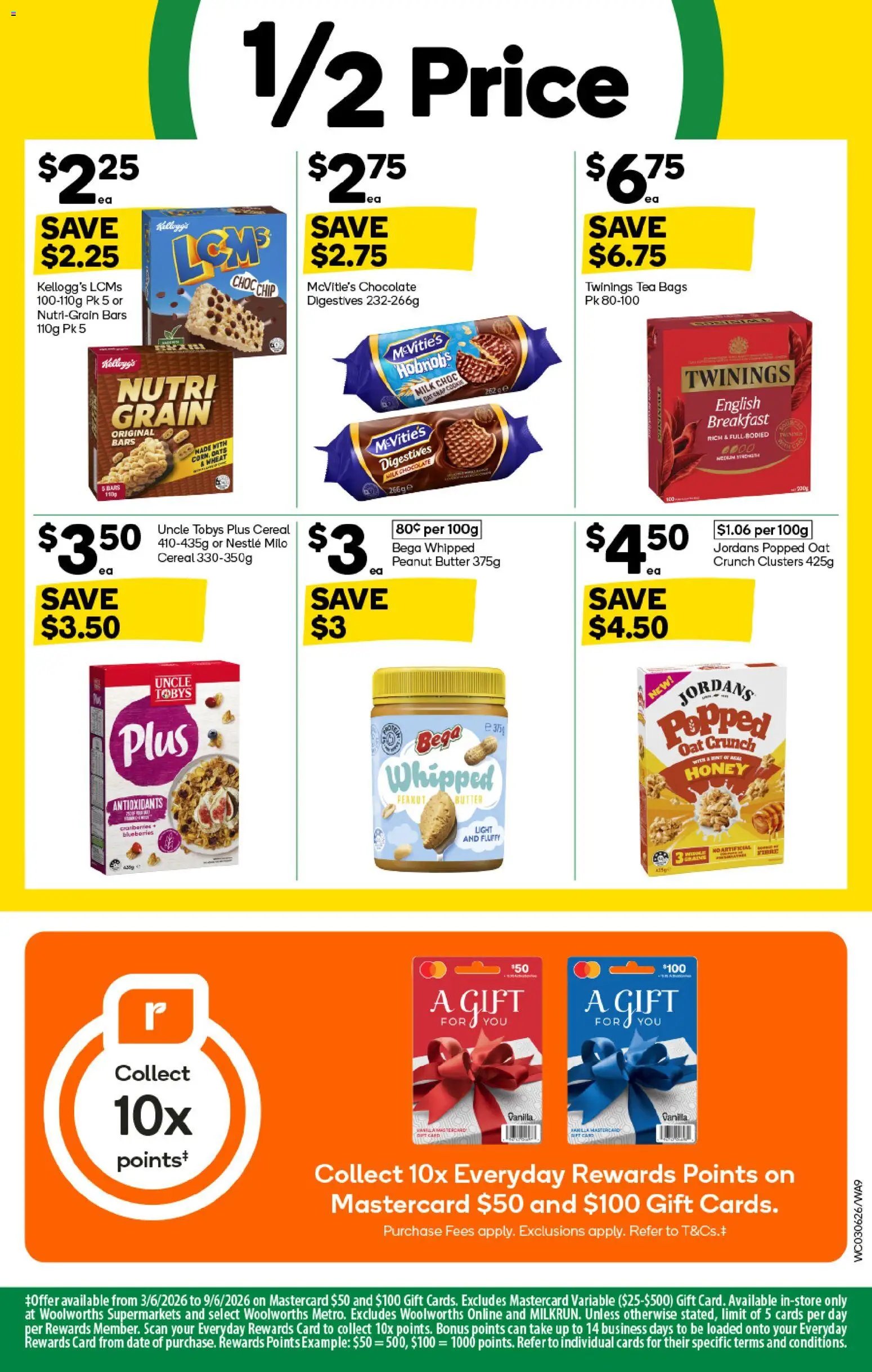 Woolworths catalogue WA