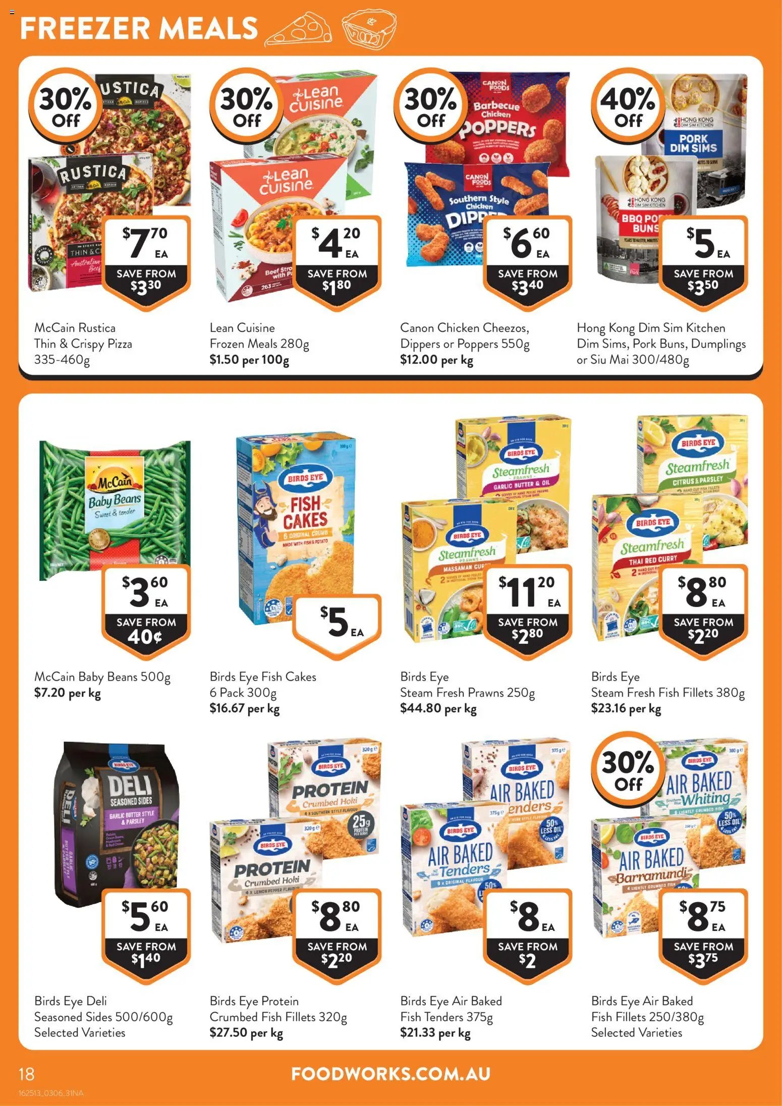 Foodworks catalogue