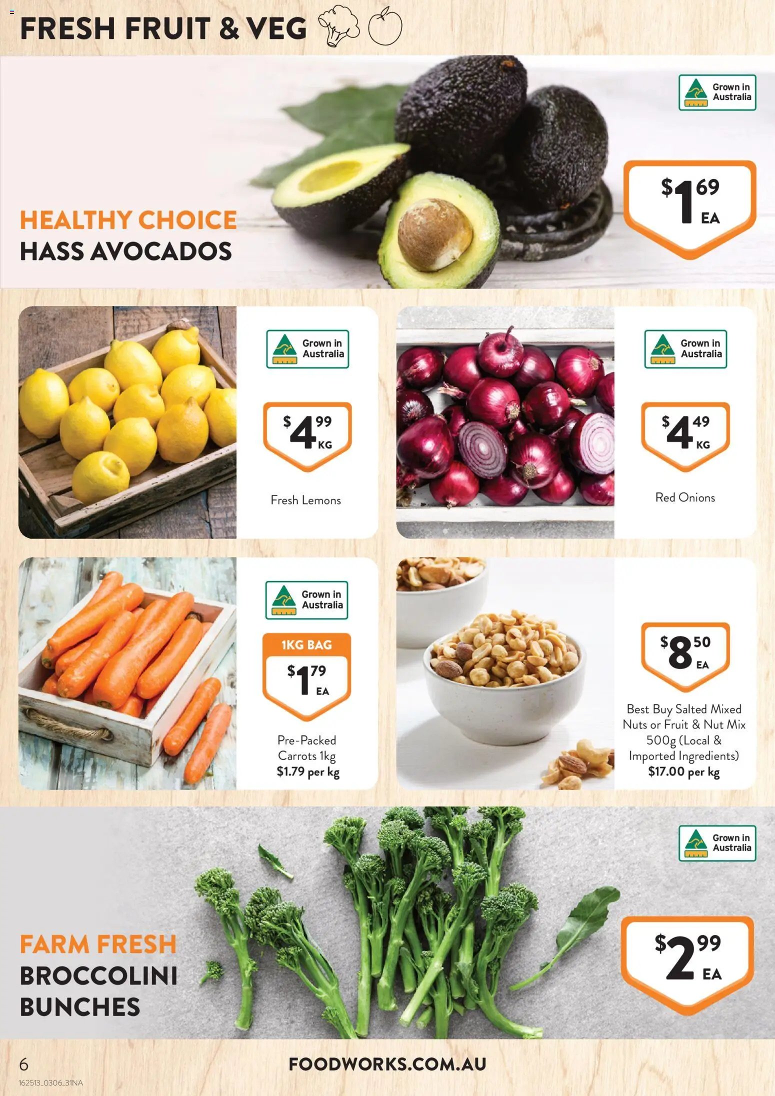 Foodworks catalogue